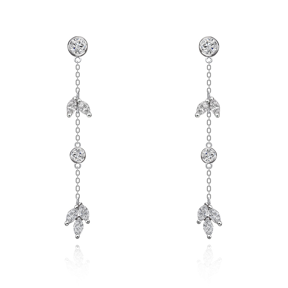 Diamond Petals earrings