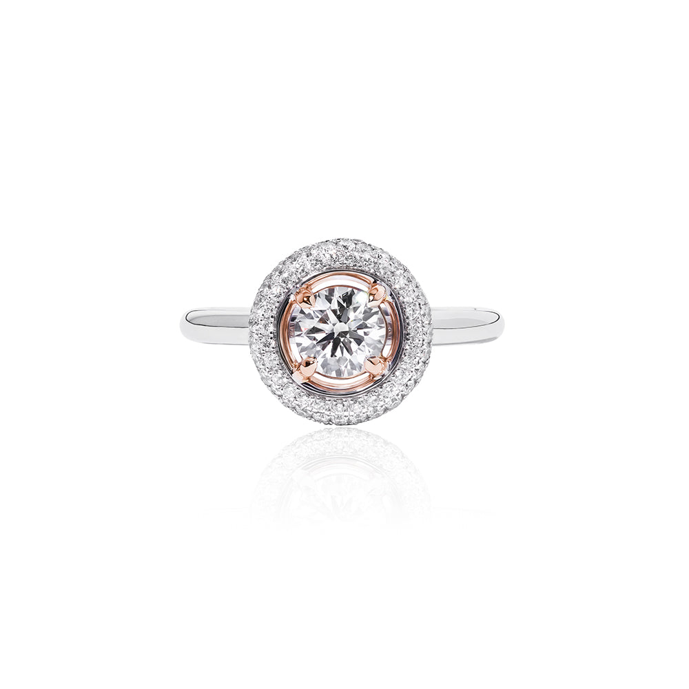 Plush™ ring worn on the hand