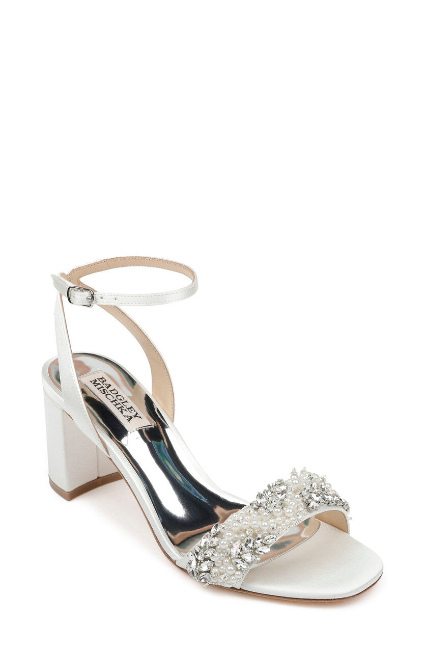 Clara Embellished Strap Evening Shoe