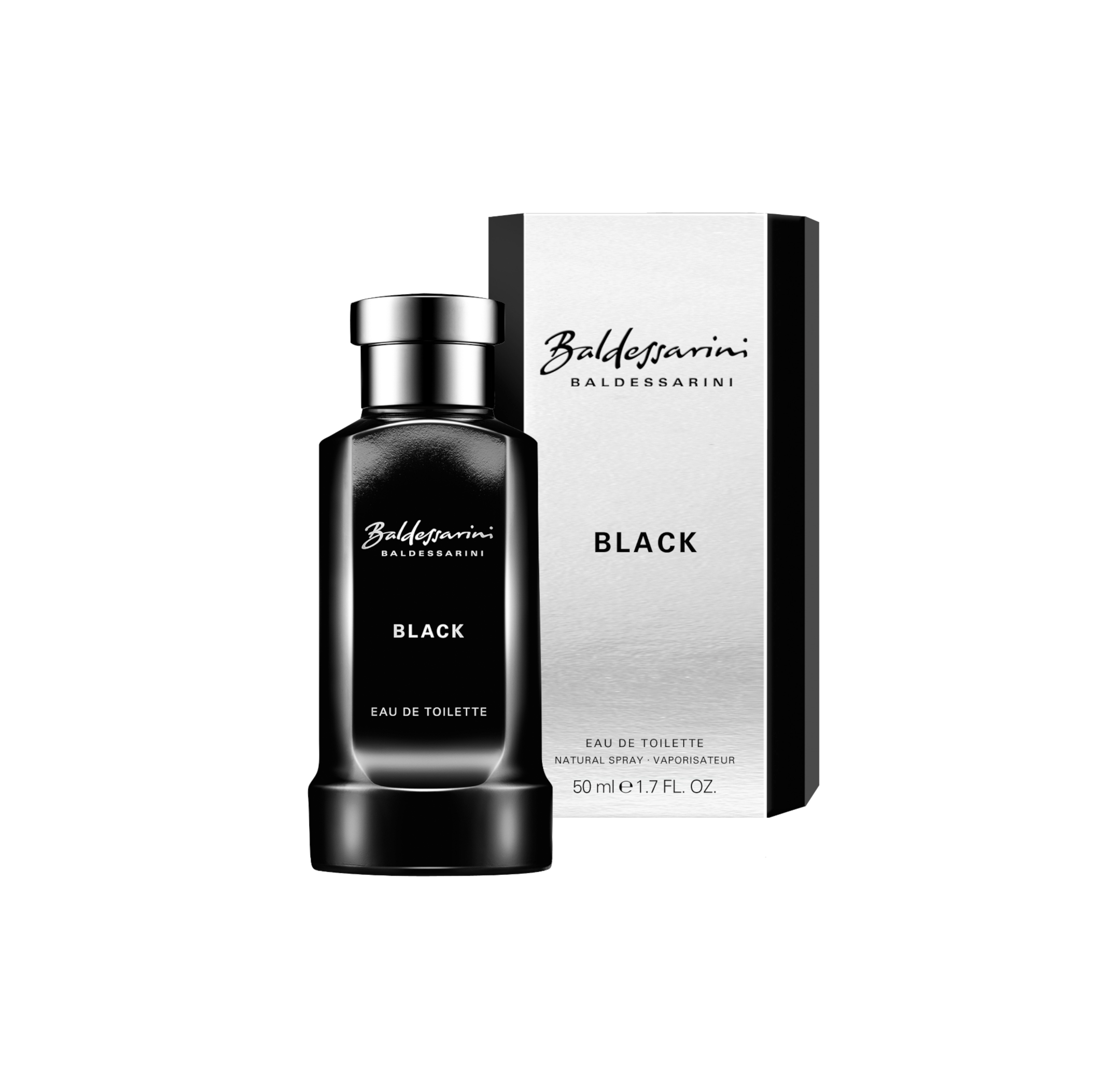 Bottle and box presentation for Black EDT