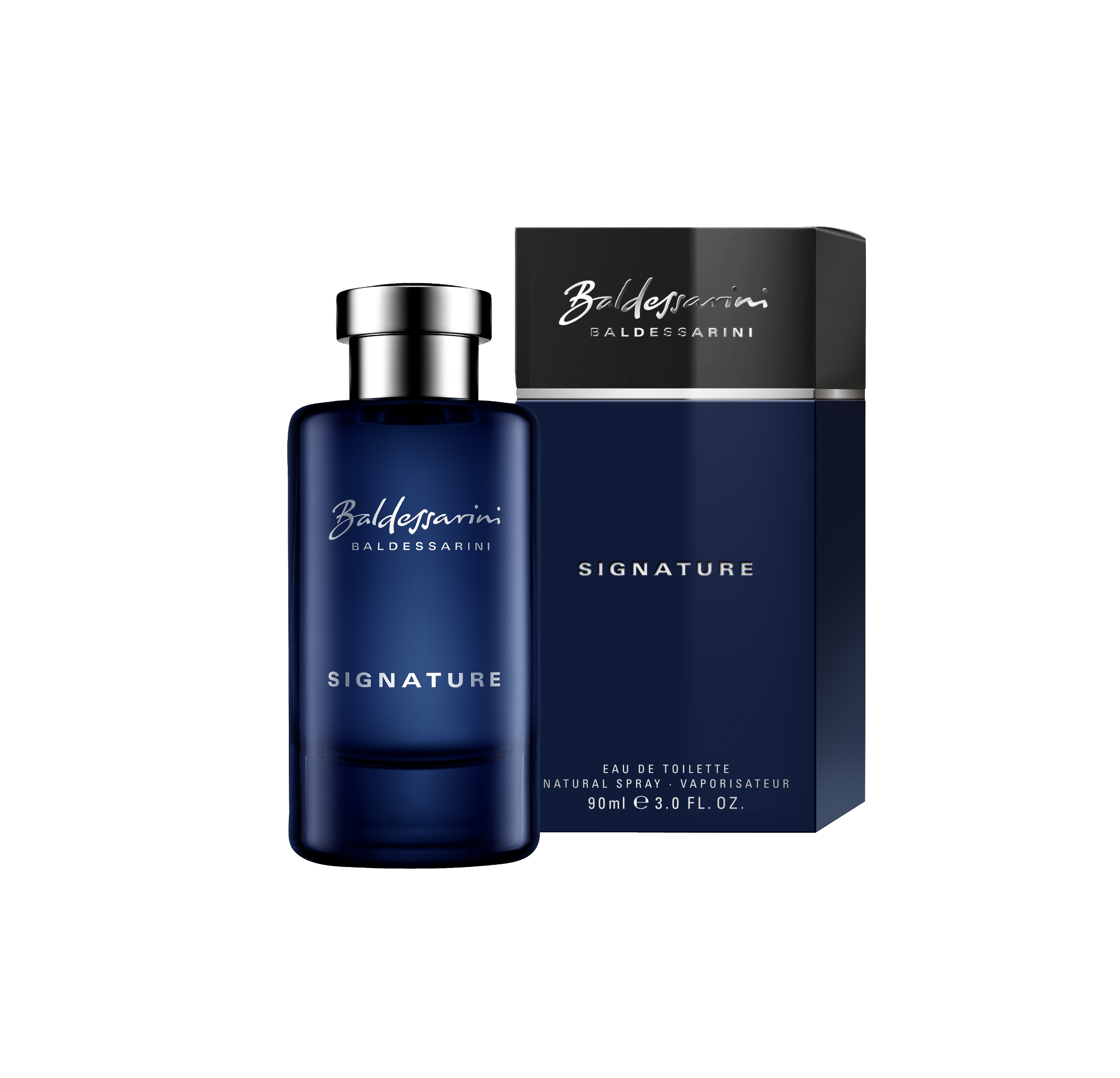 Bottle and box presentation for Signature