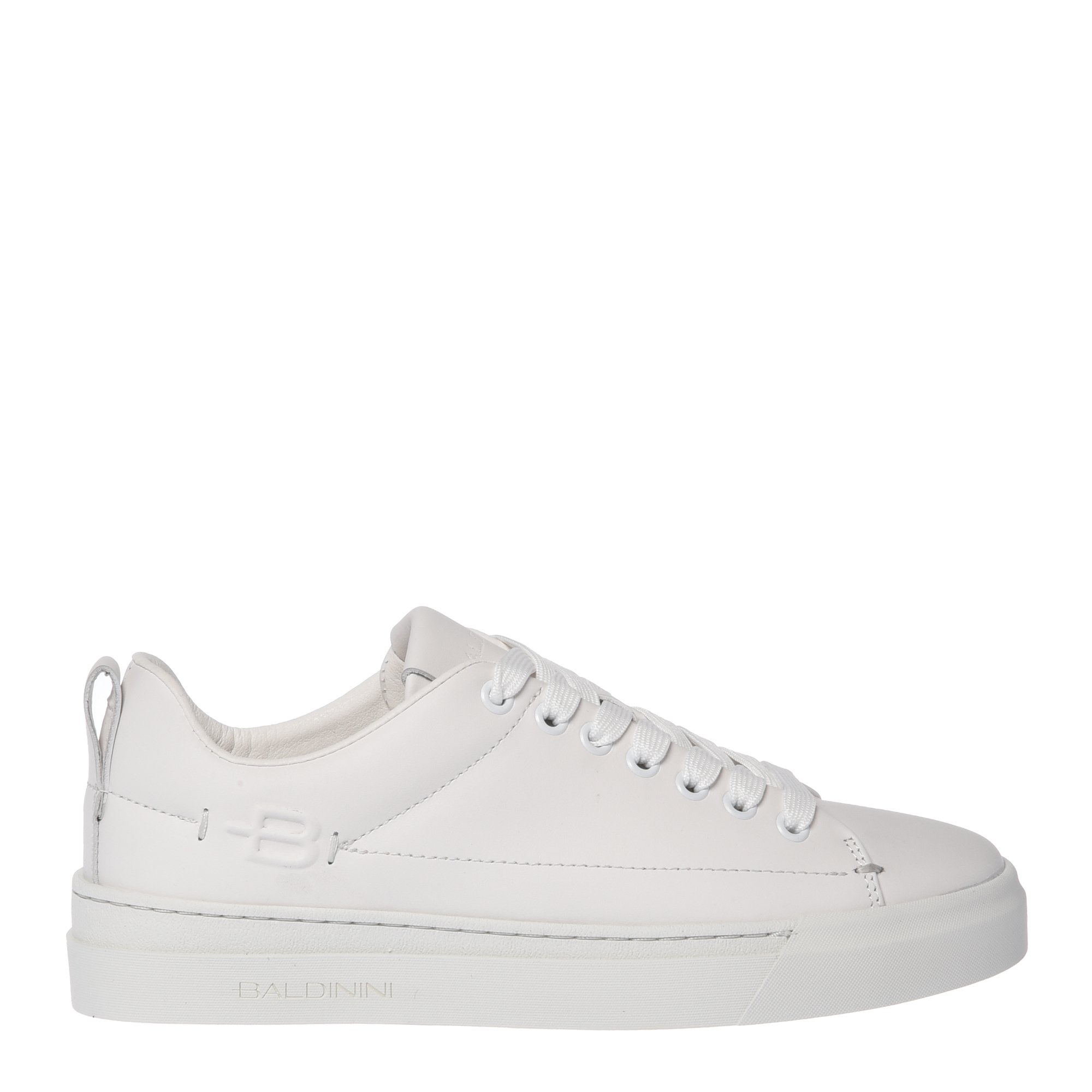 White leather sneaker
