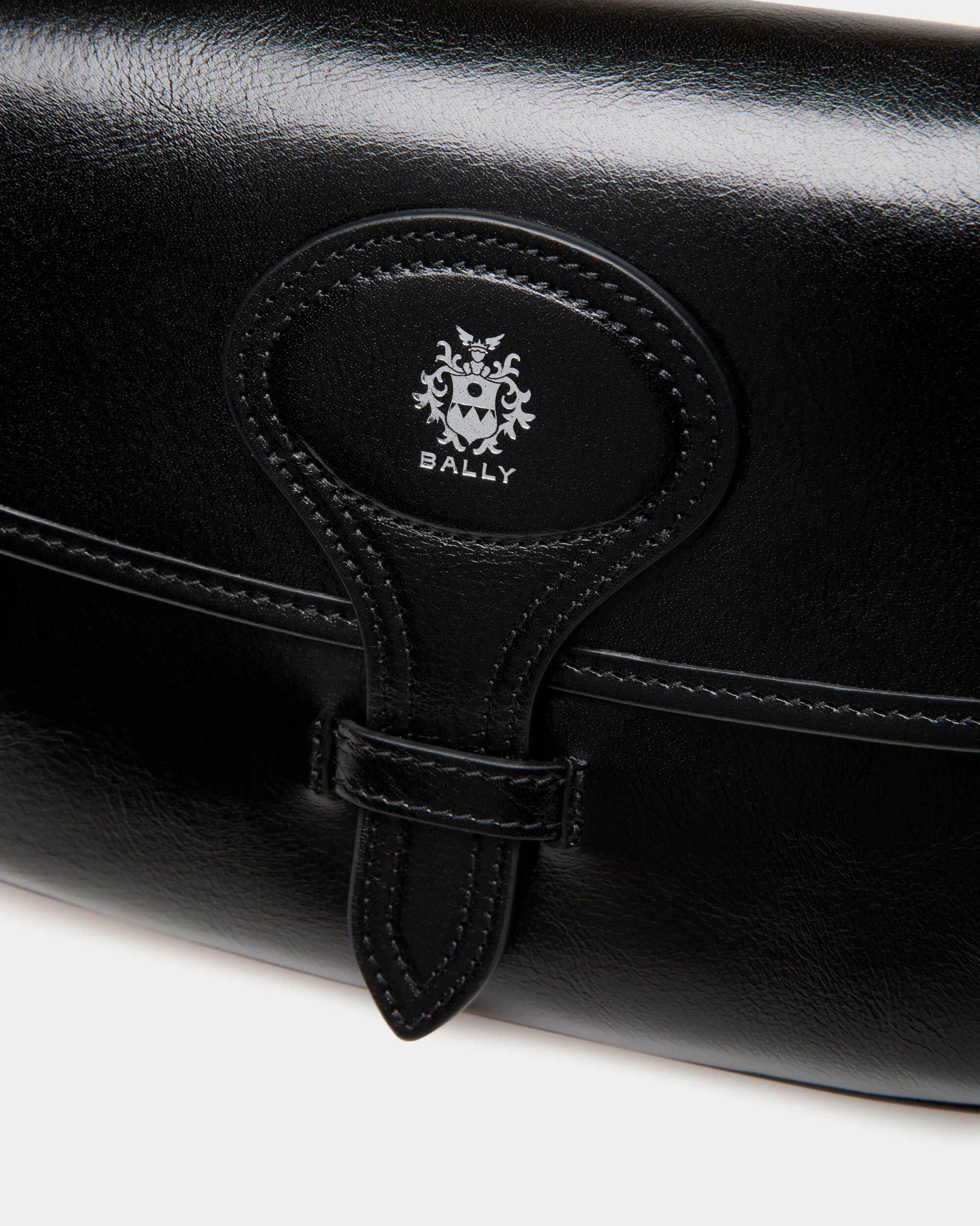Close-up of Bally Crest flap