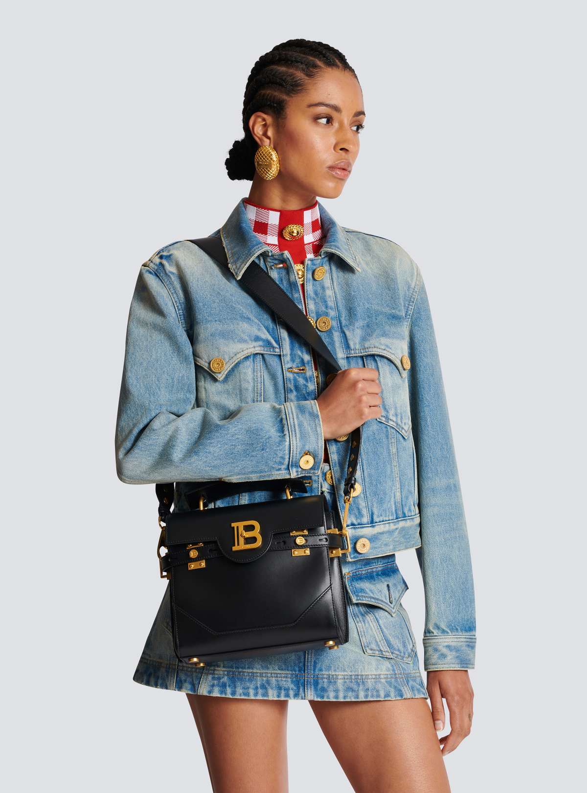 Worn cross-body — the bag's everyday carry