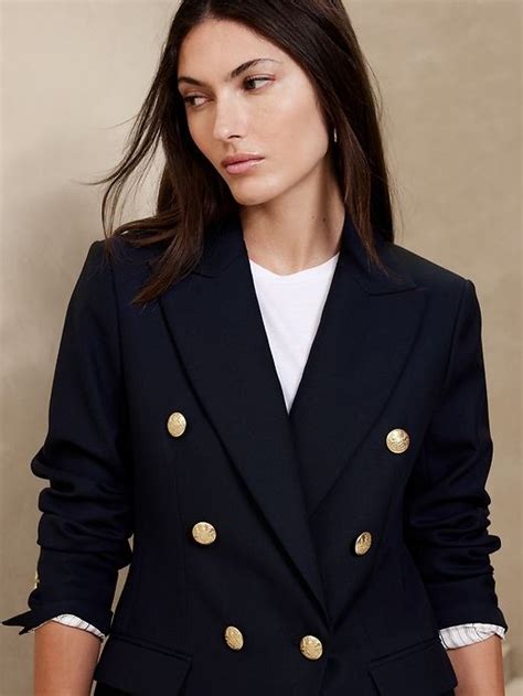 Back view showing the tailored shoulder line