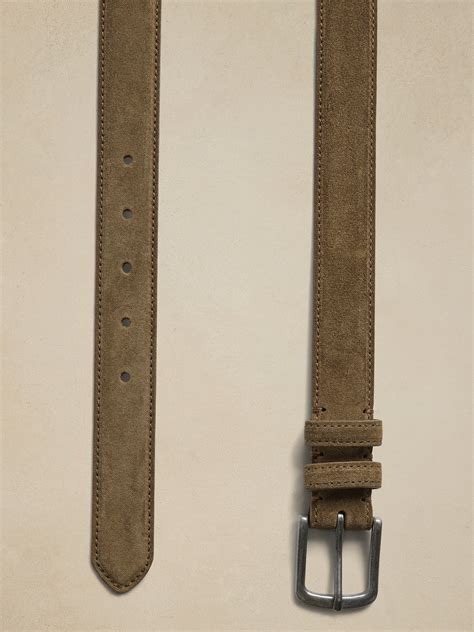 Buckle and suede texture detail