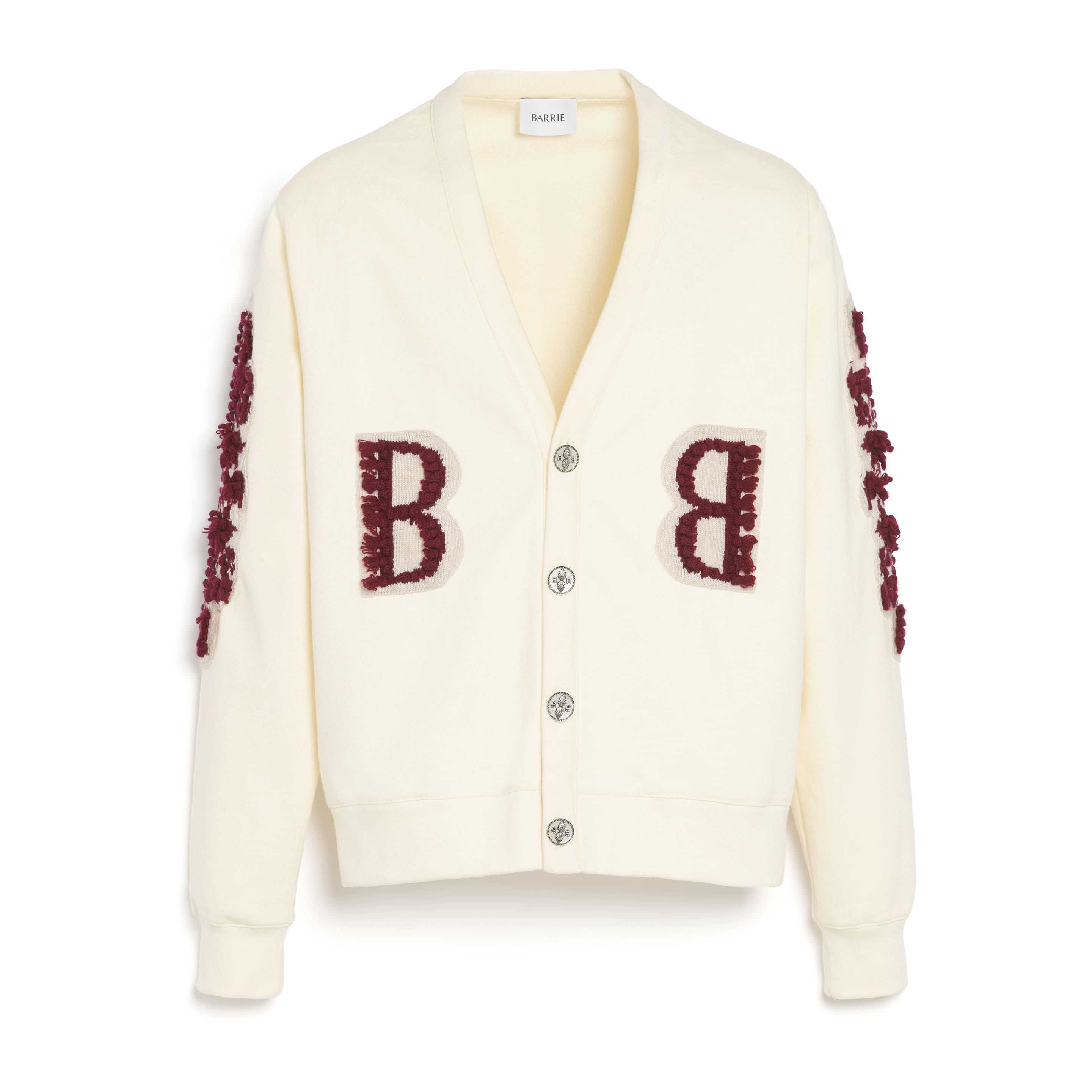 Cardigan in cotton with a cashmere B logo