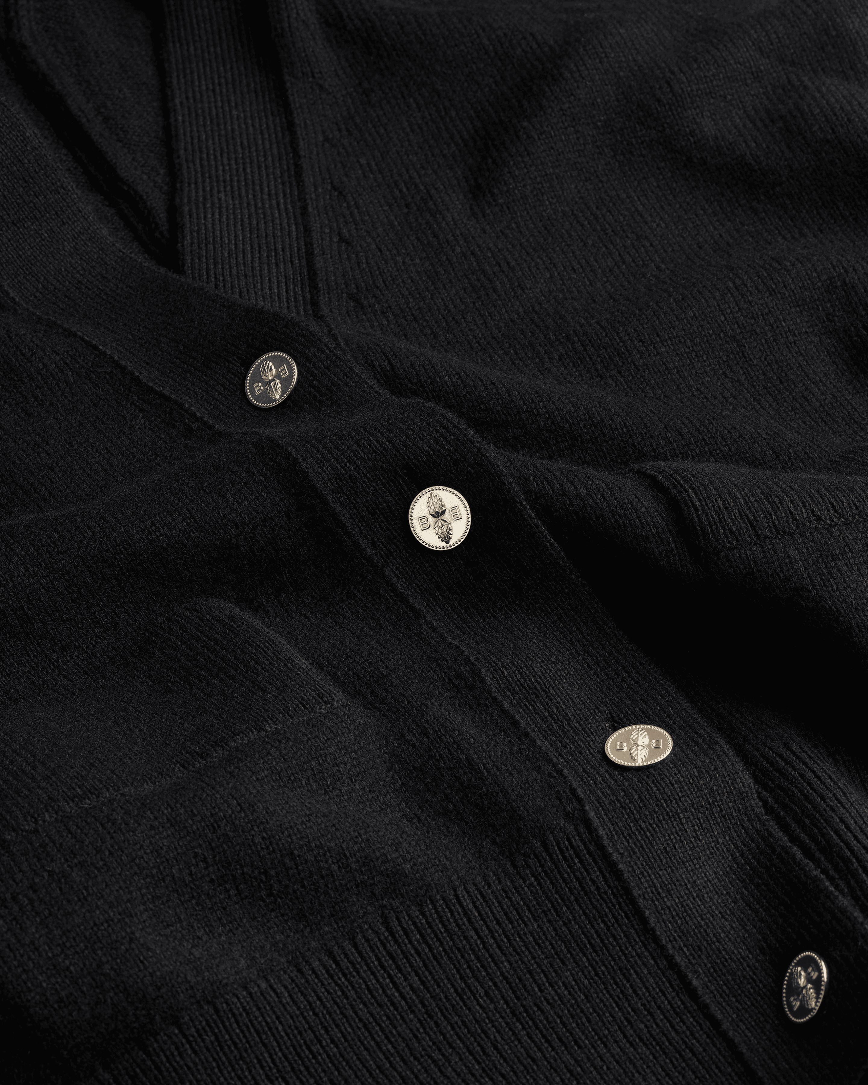 Iconic cashmere cardigan — back or alternate view