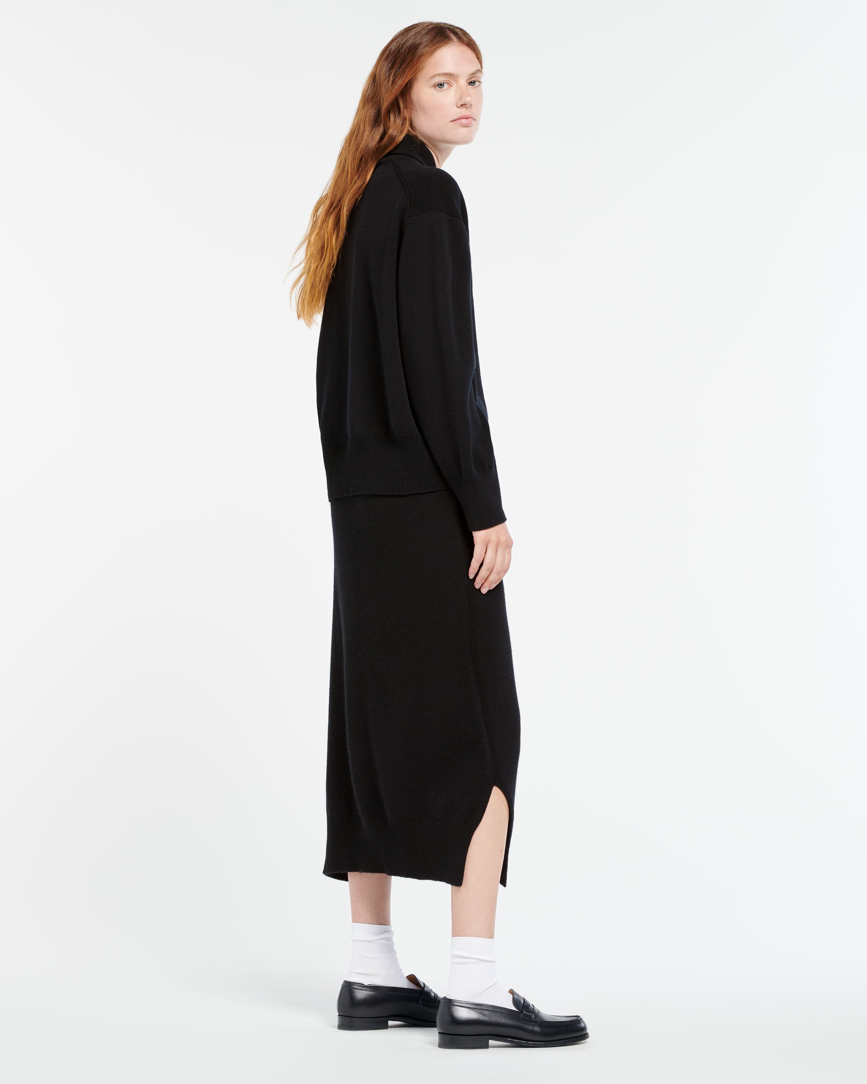 Iconic cashmere skirt — back or alternate view