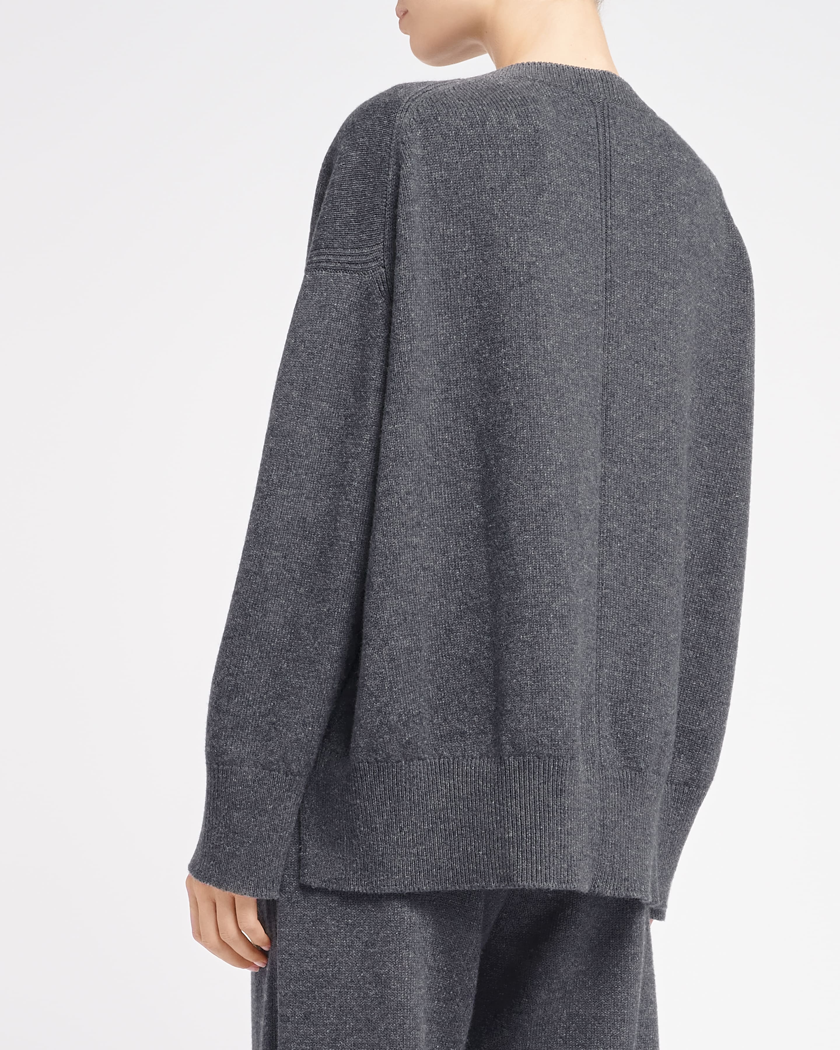 Iconic oversized cashmere jumper — back or alternate view