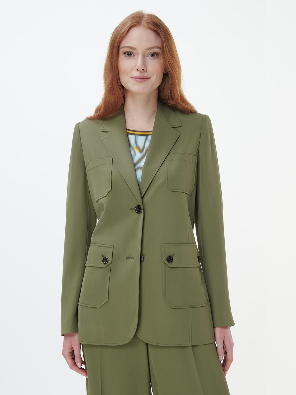 Dark olive blazer