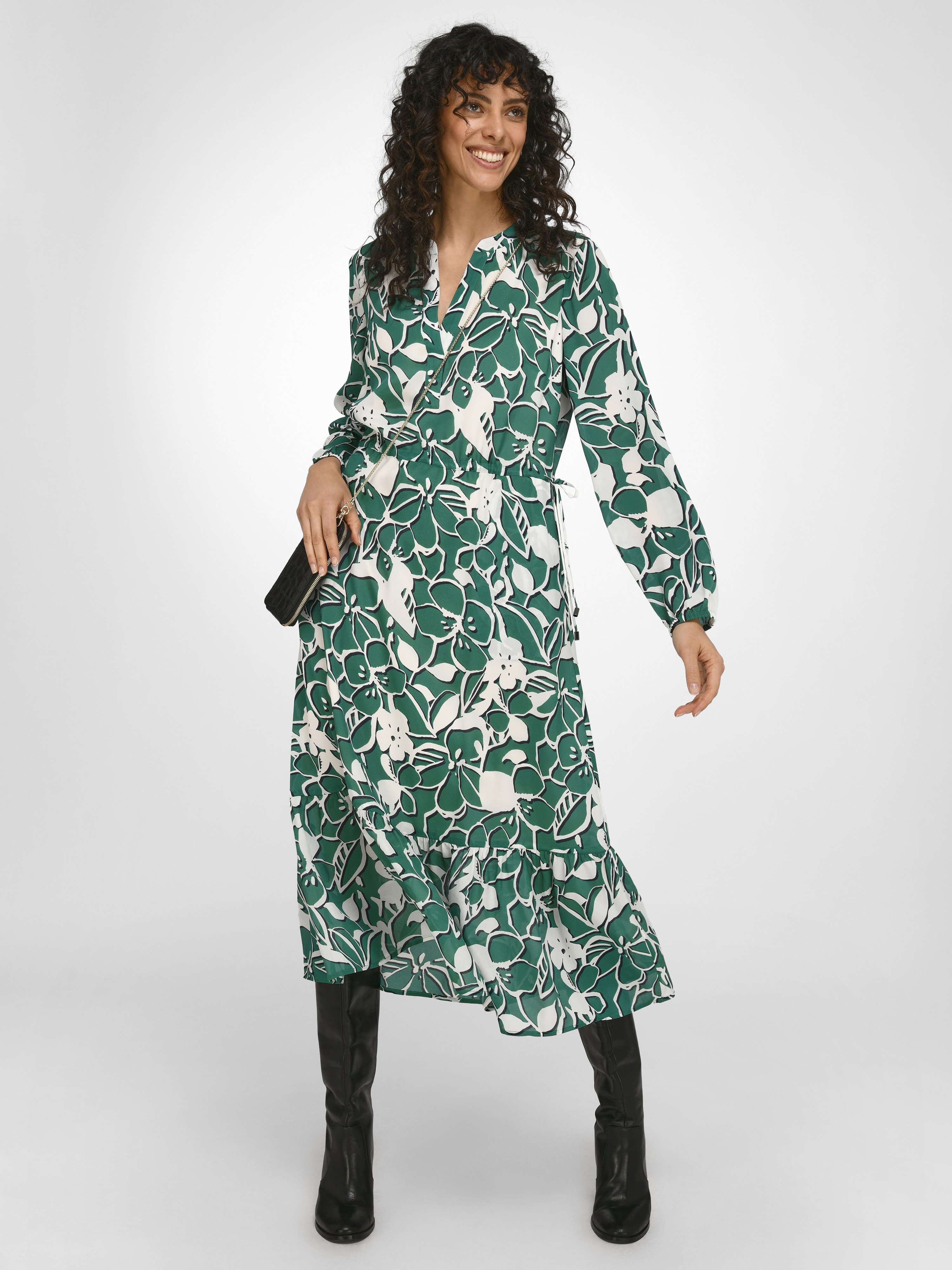 Emerald multicolor dress