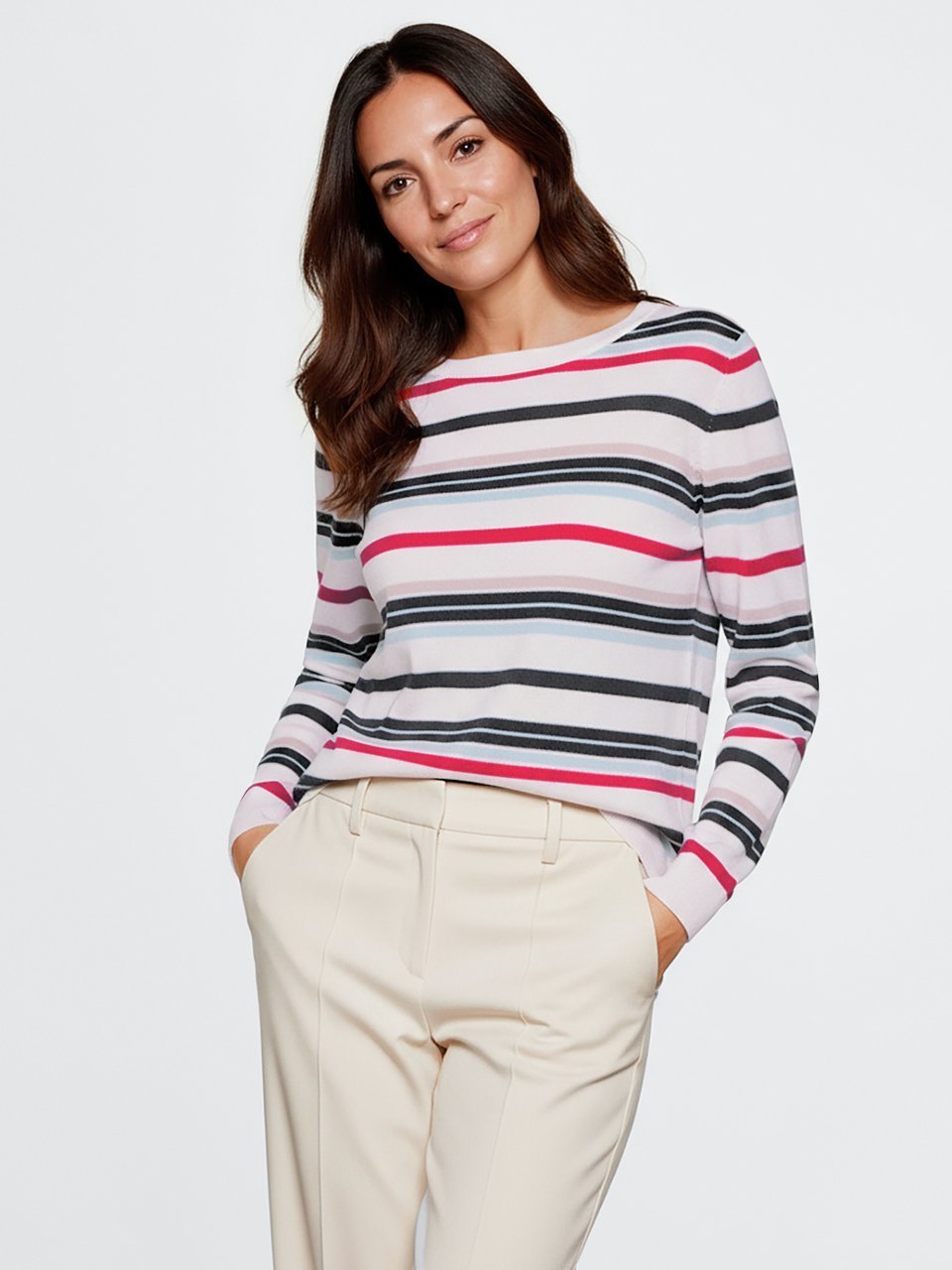 Striped multicolor sweater