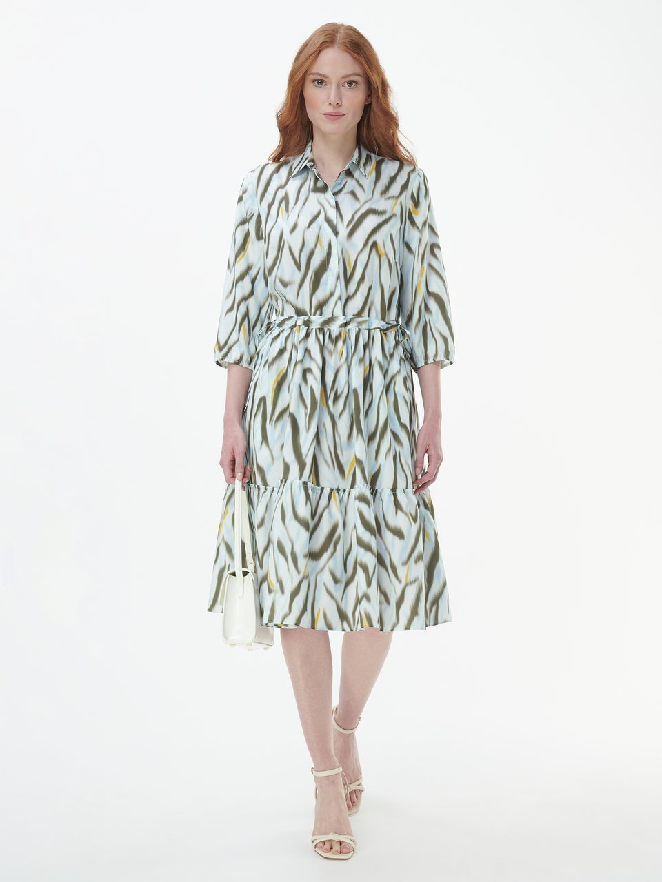 Tiered multicolor dress