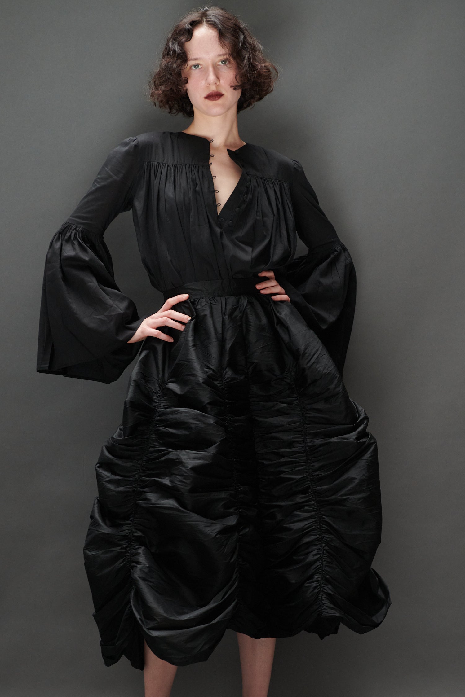 styled with contrasting top