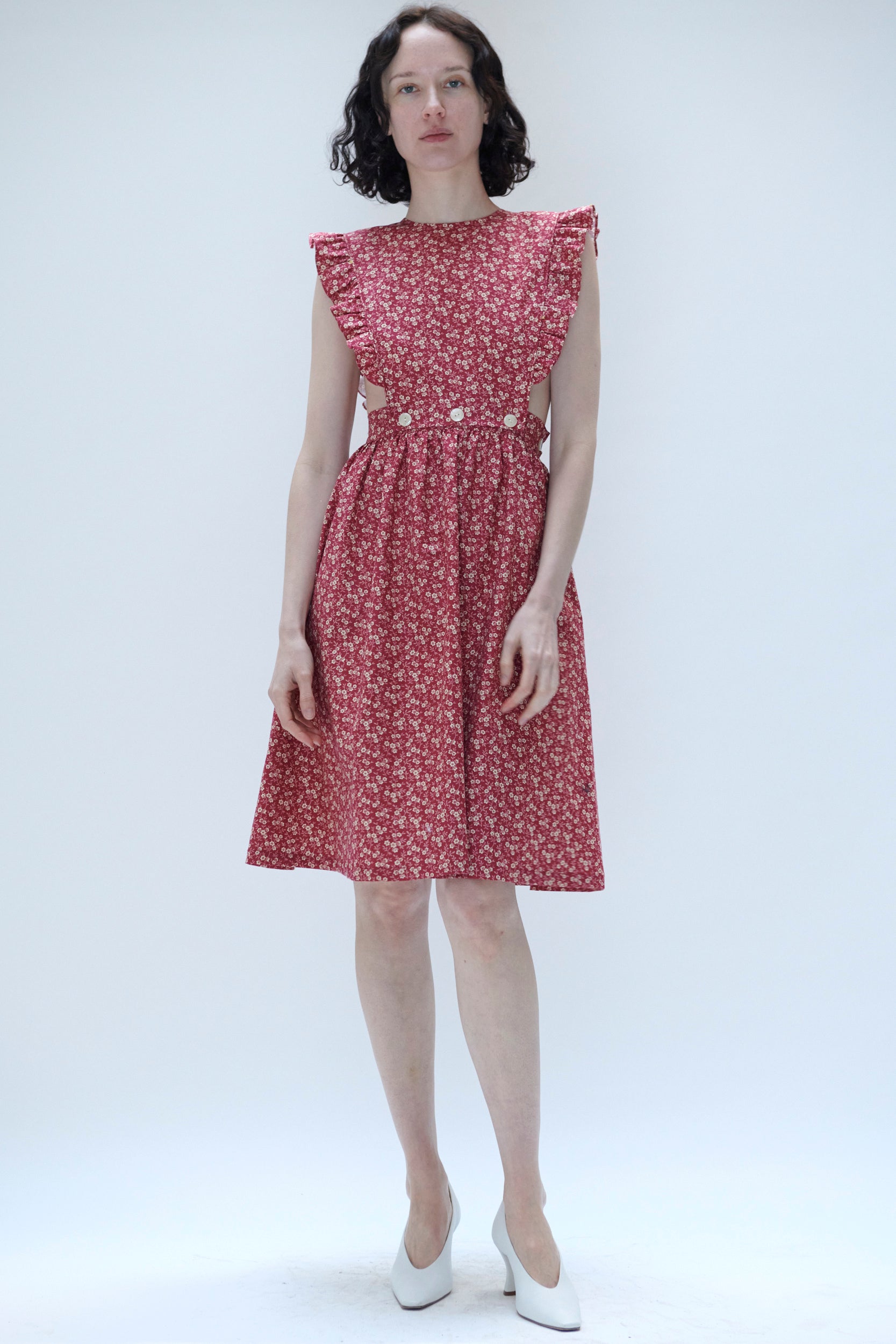 side profile with full skirt