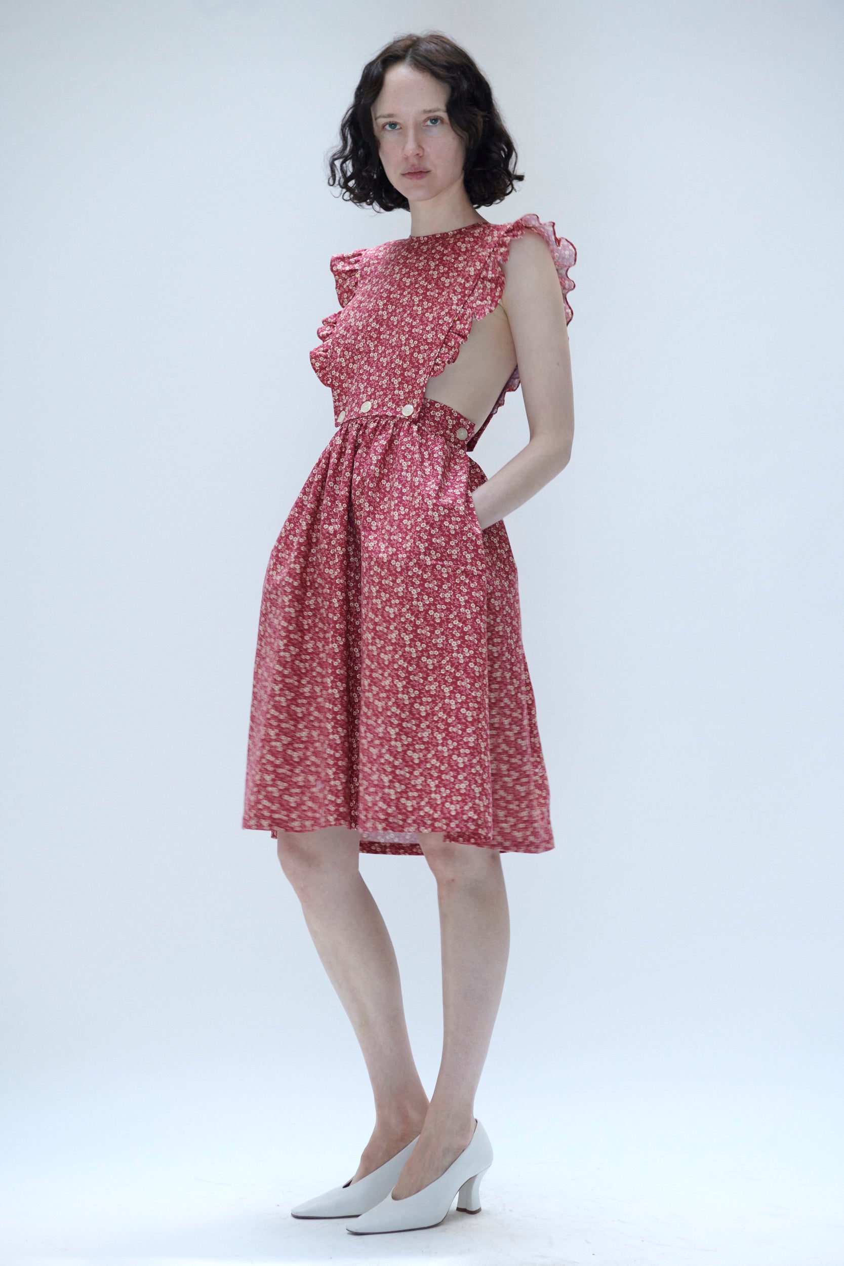 cotton floral print close-up