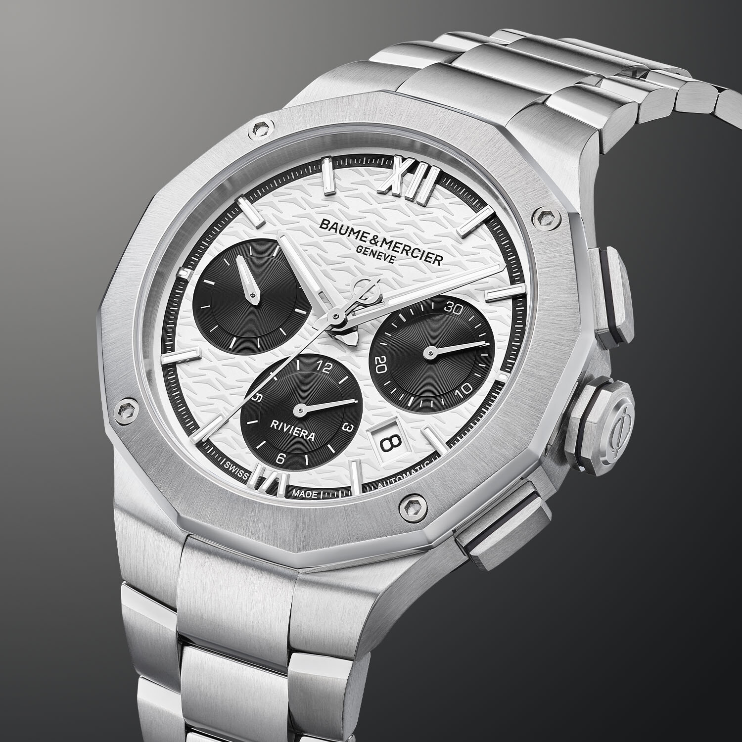 chronograph close-up