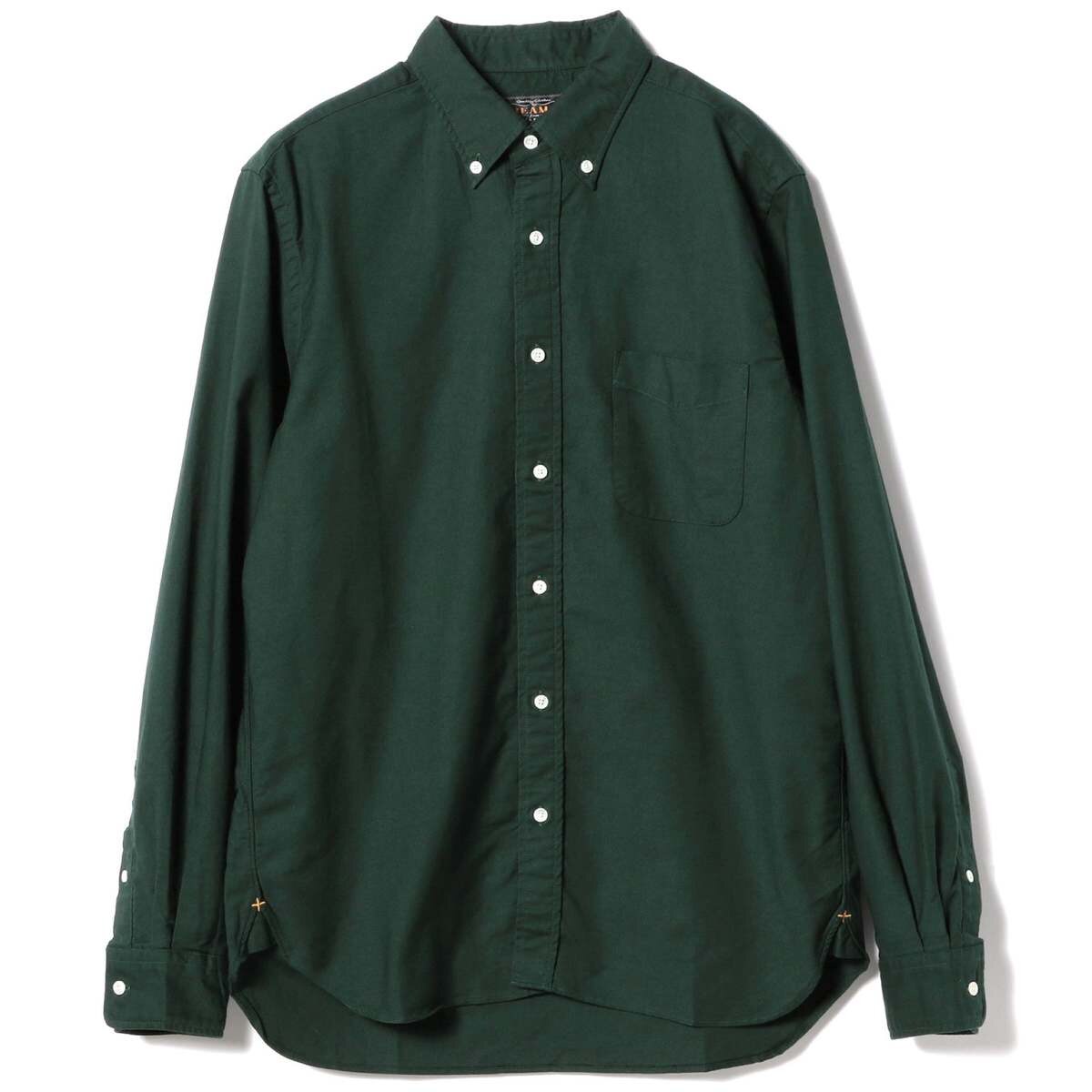 Green oxford, front view