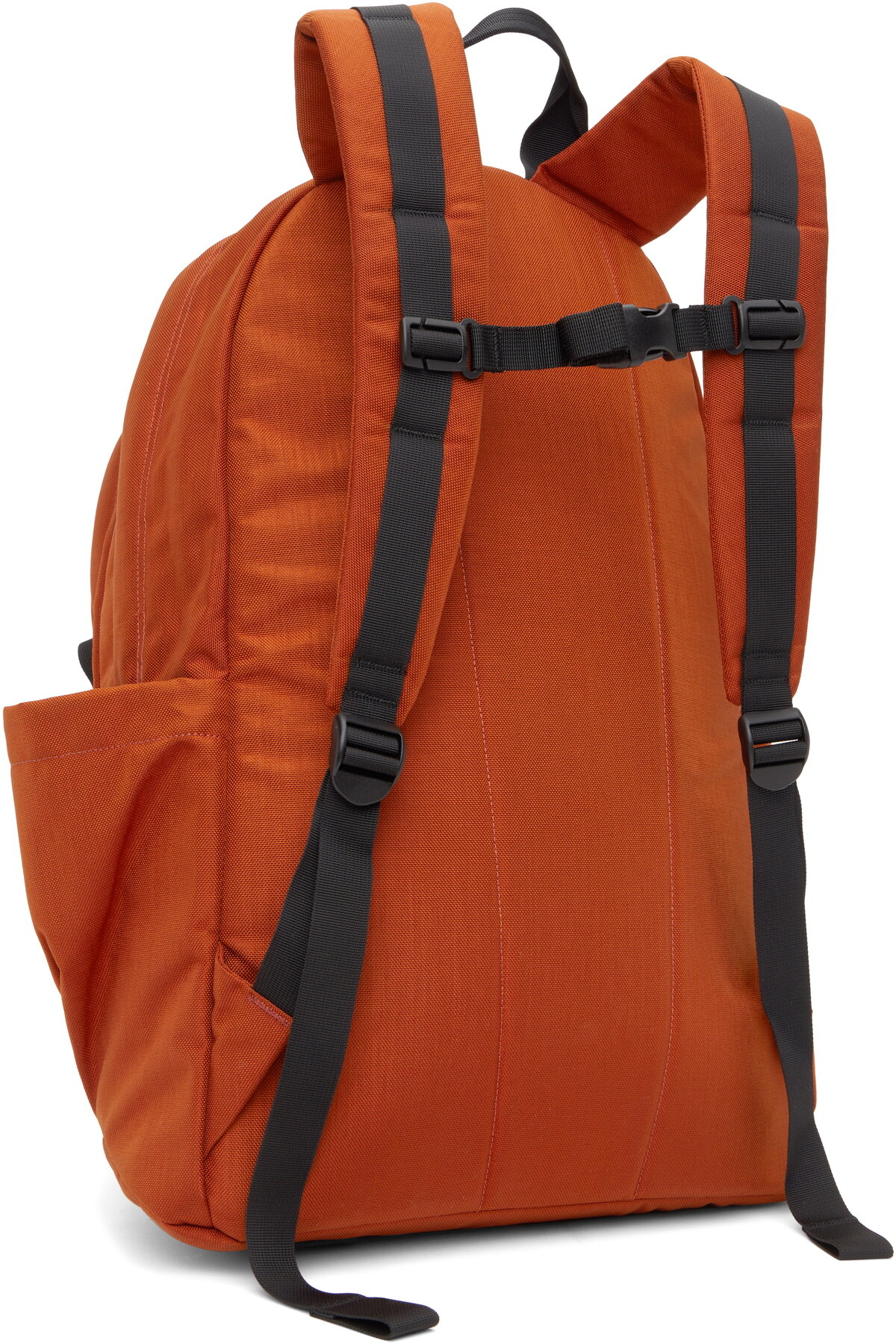 Orange back harness view