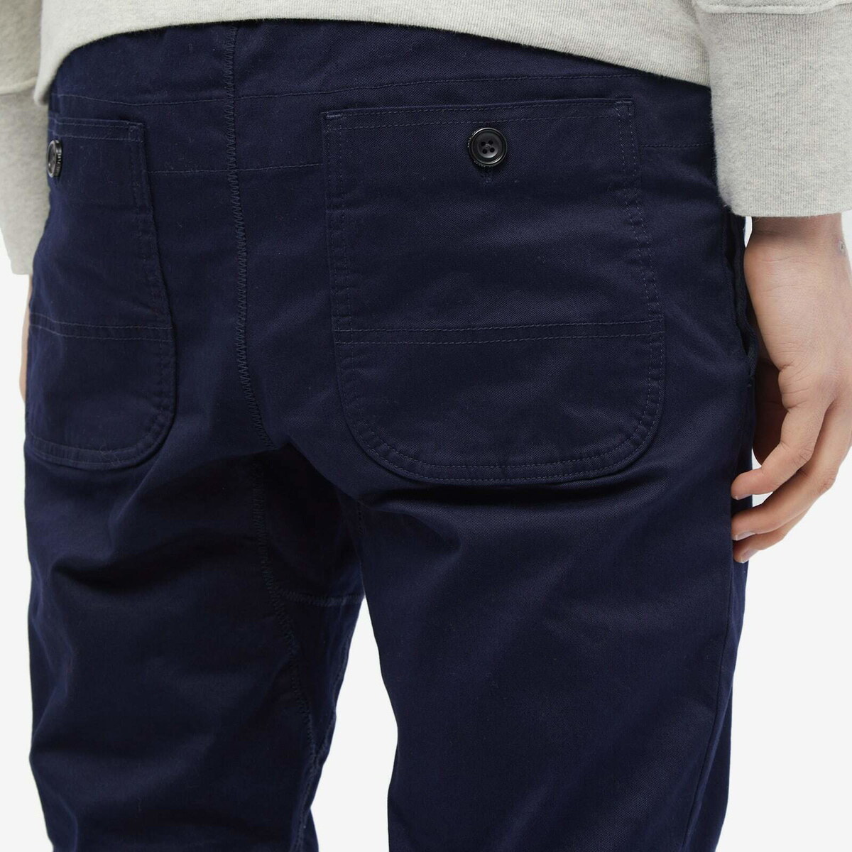 Back pocket and button detail