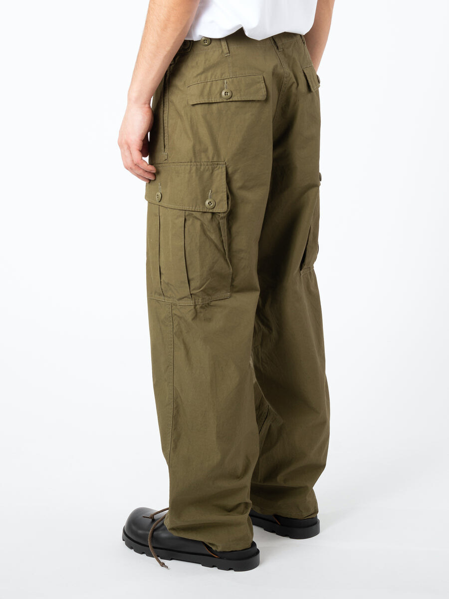 Side/back view showing cargo pocket volume