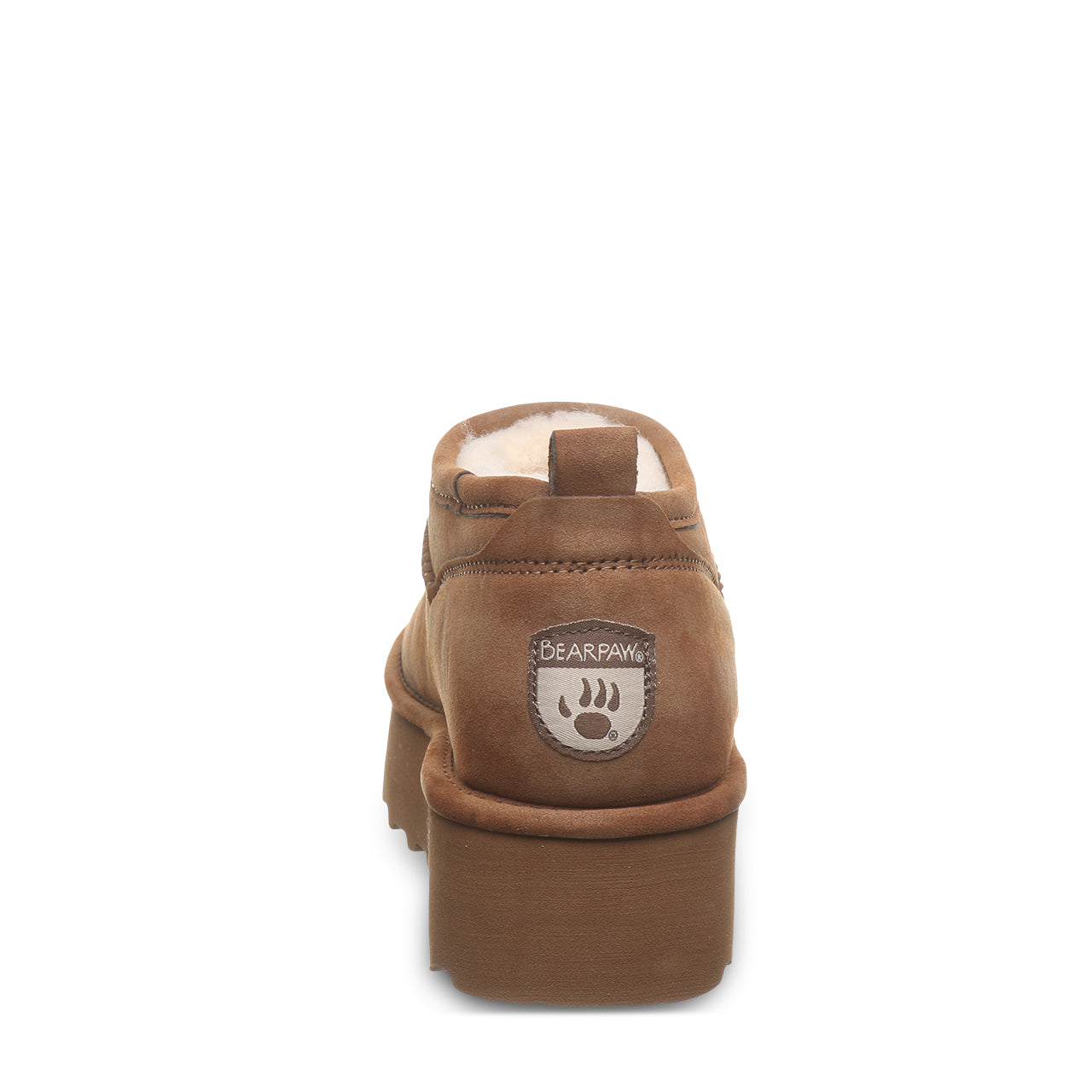 Heel pull tab and badge