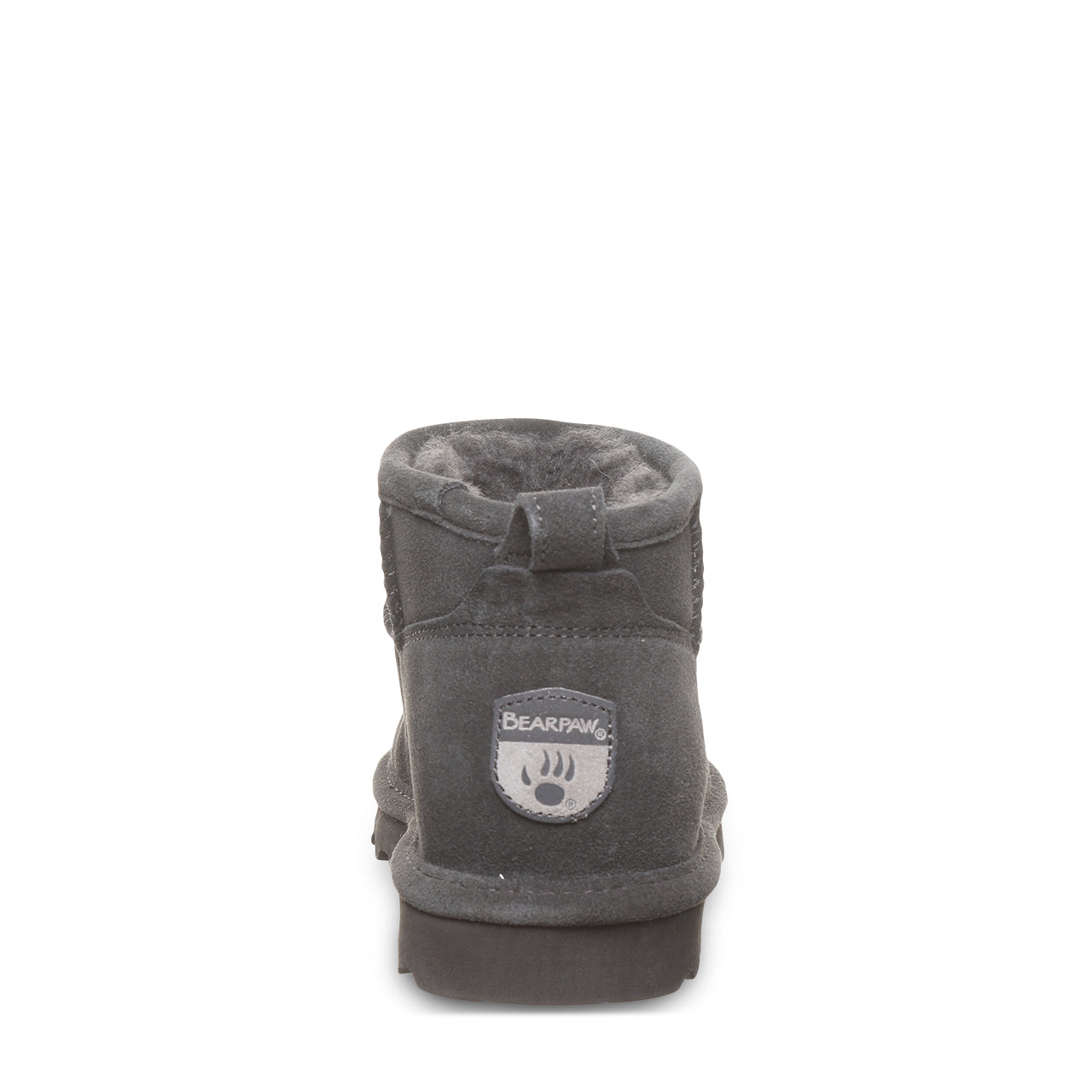 Heel pull tab and badge