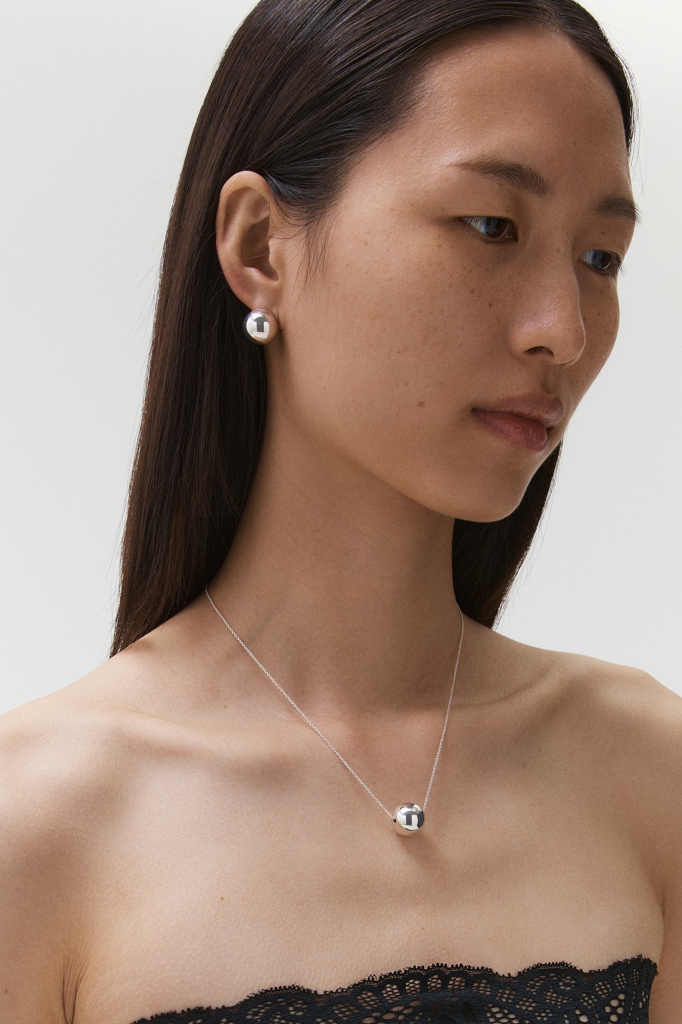 Mini Globe Necklace alternate official view 3