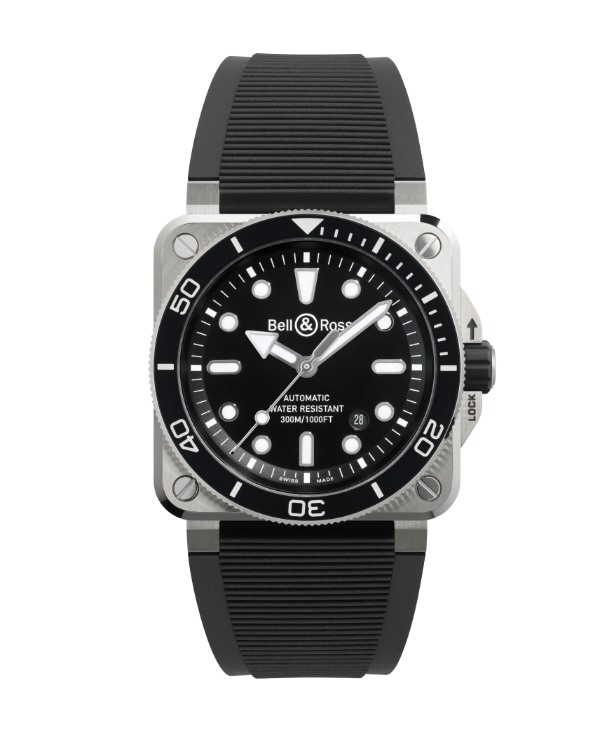 BR-03 Diver Black Steel
