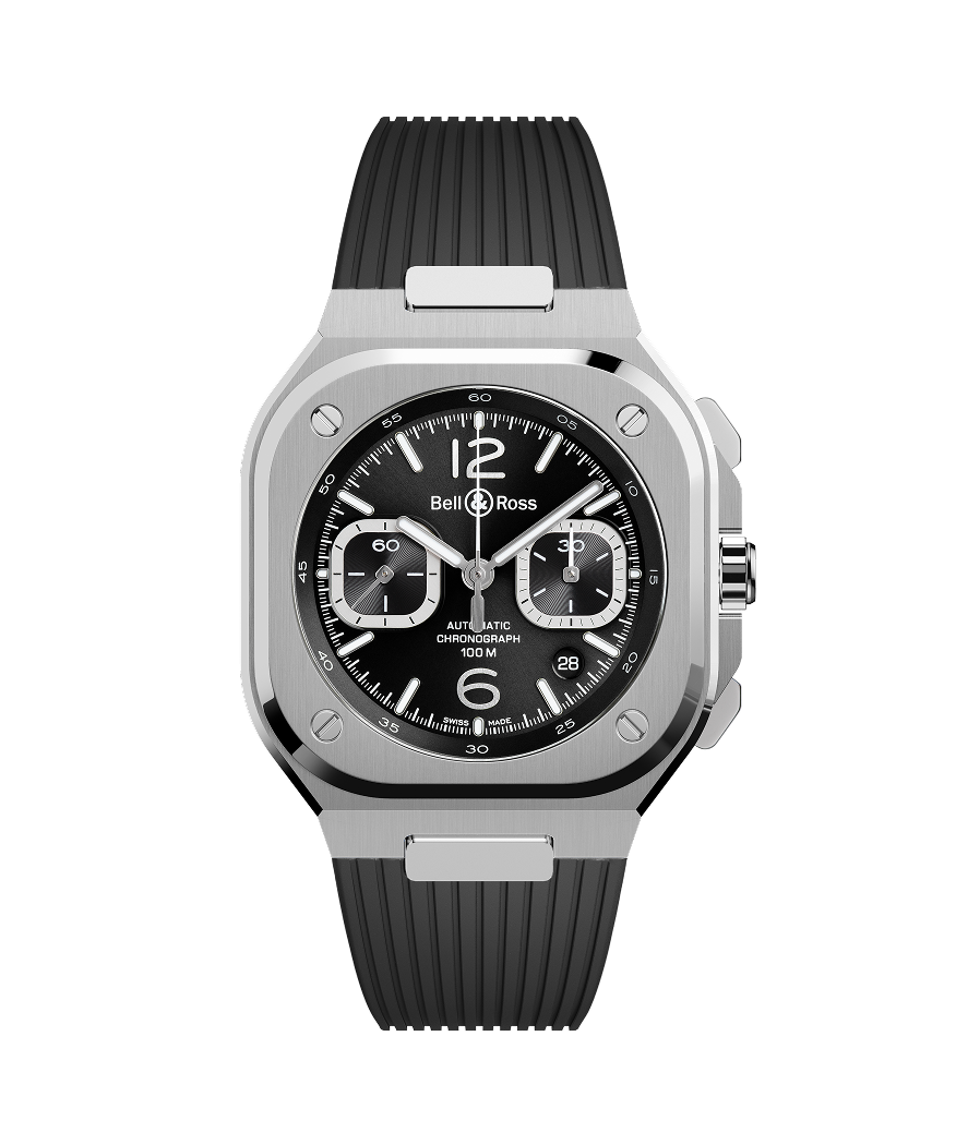 BR-05 Chrono Black Steel