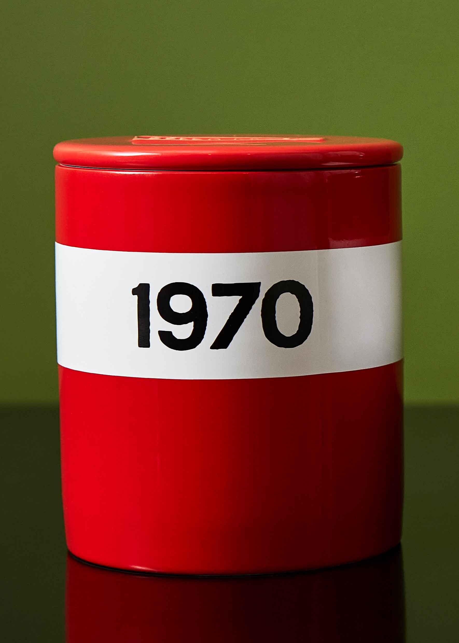 Red ceramic 1970 colourway