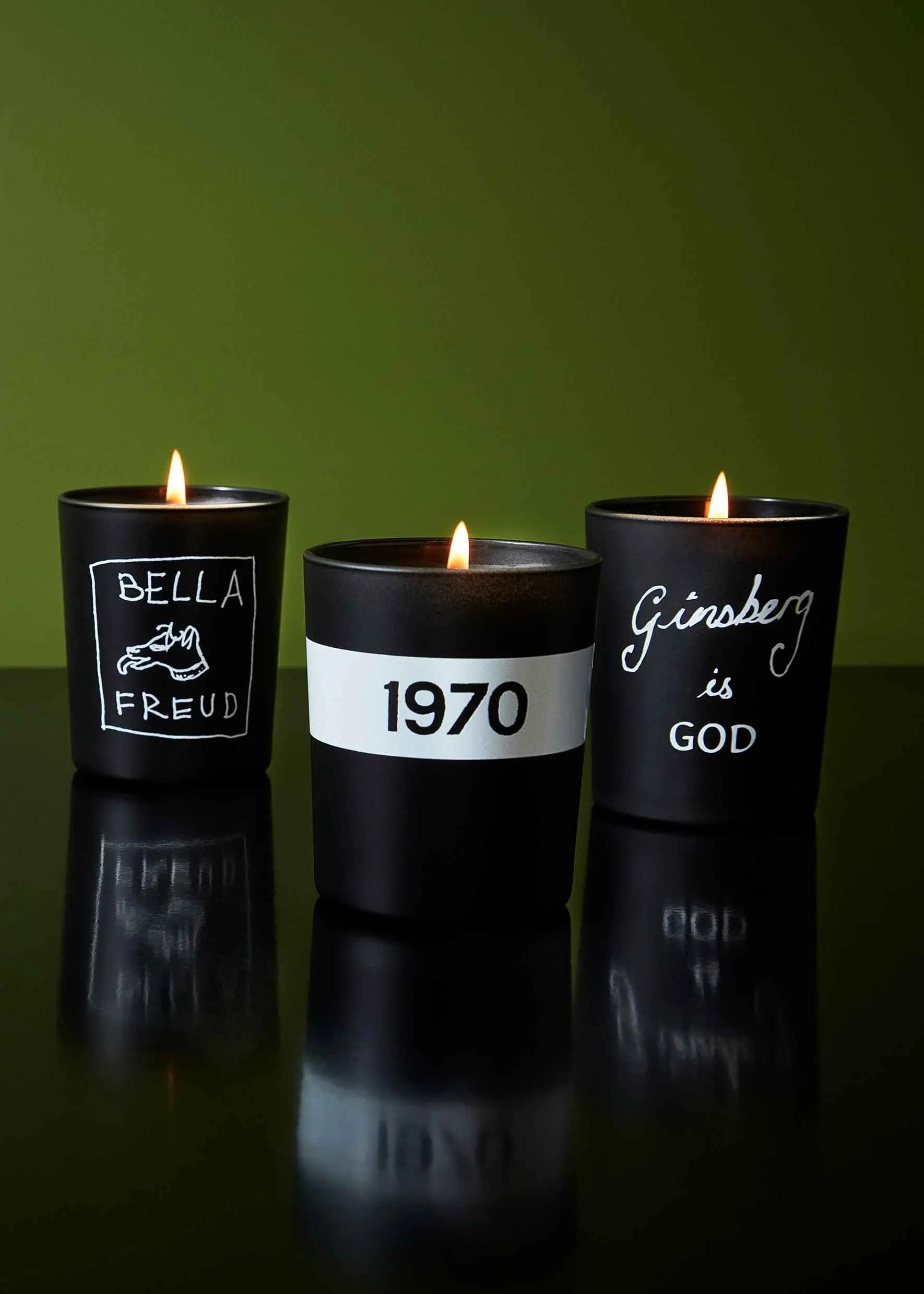 Packaged candle detail