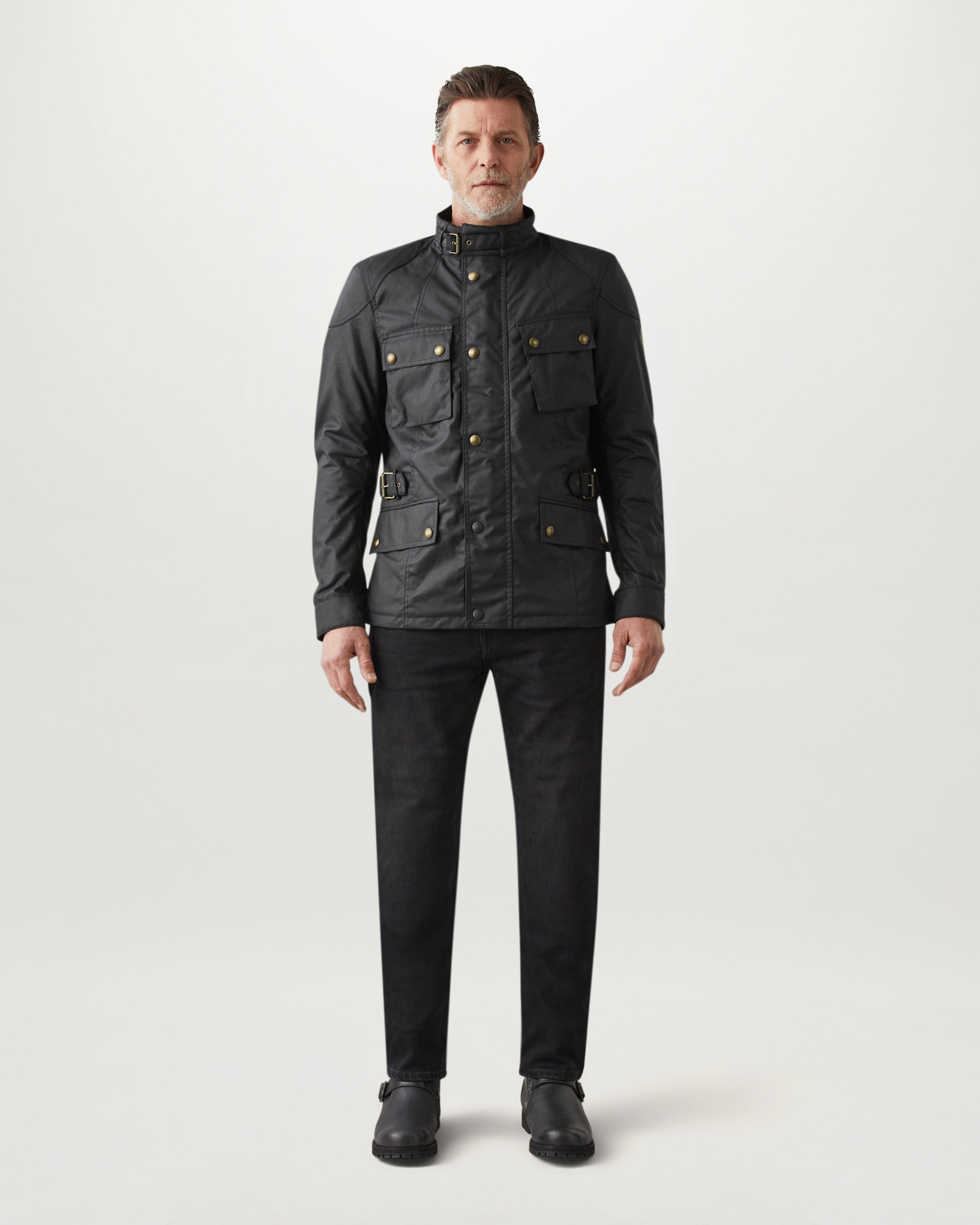 Crosby worn with its shaped panel seaming.