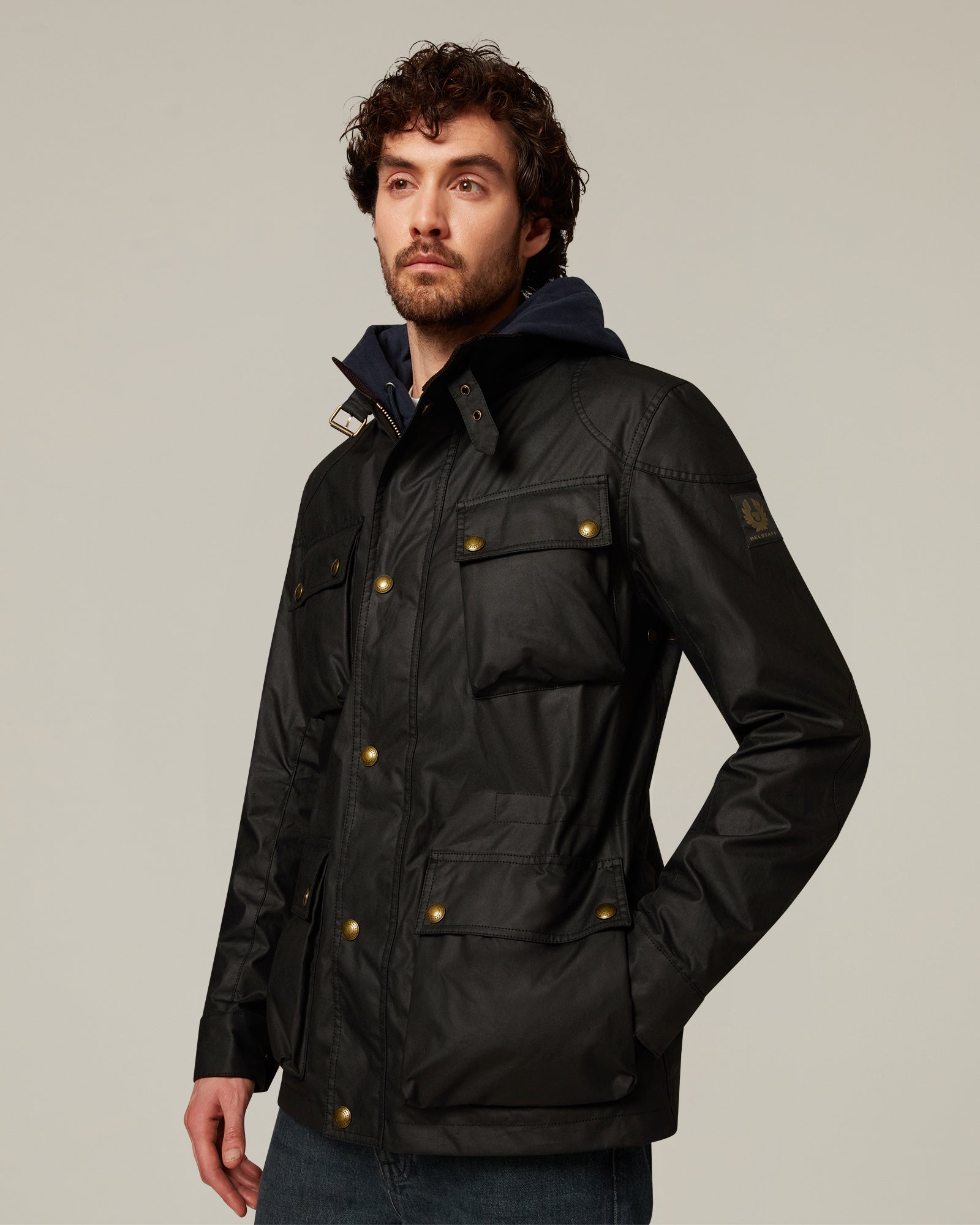 Fieldmaster worn with the relaxed waist shape visible.