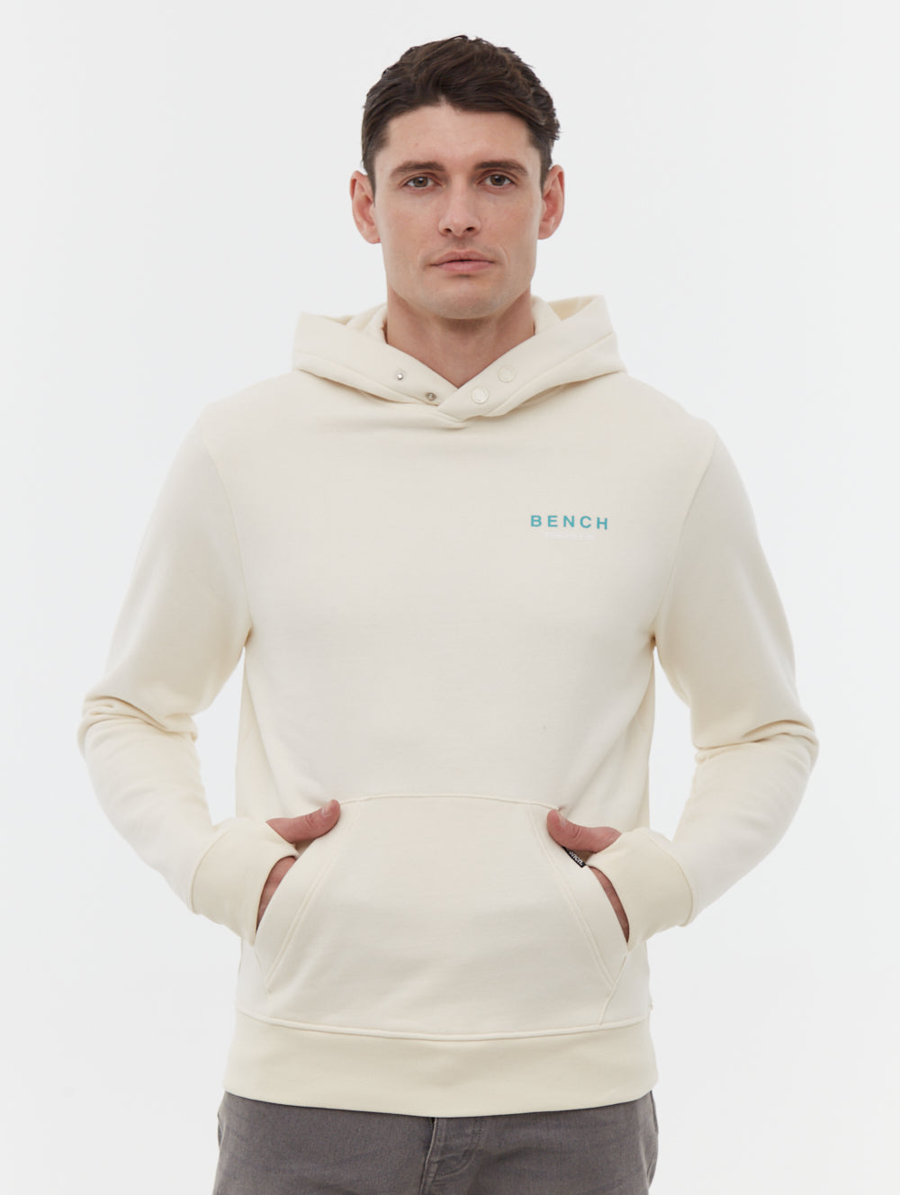 Manti Back Graphic Hoodie - Beige