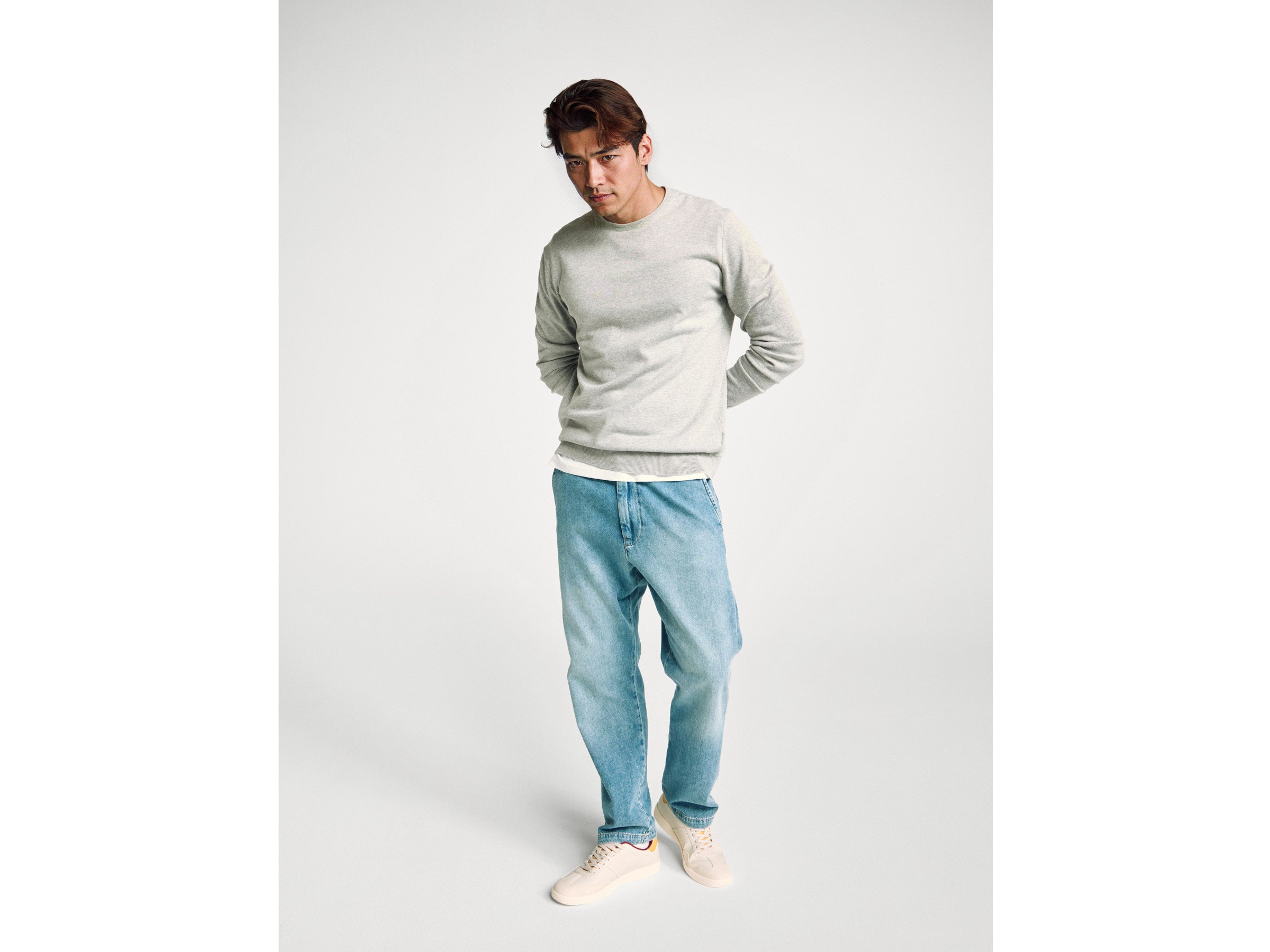 100% Cotton Crew Neck Top