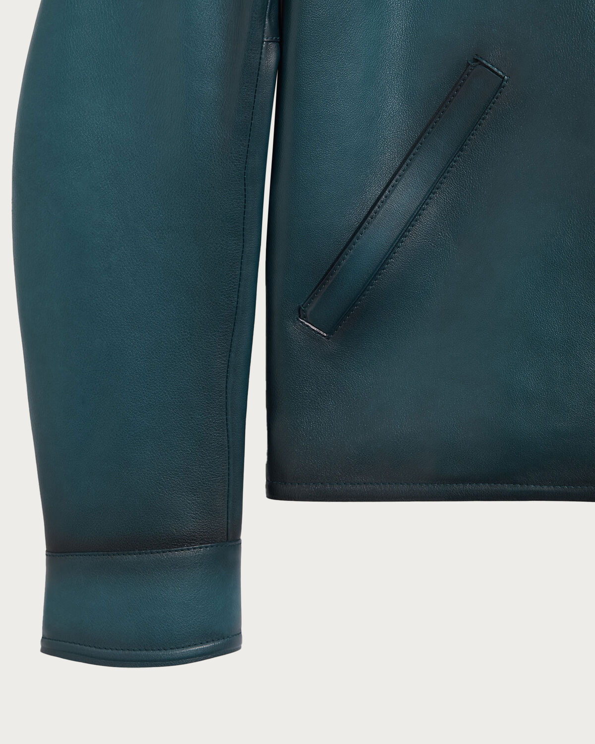 Sleeve and zip-puller detail