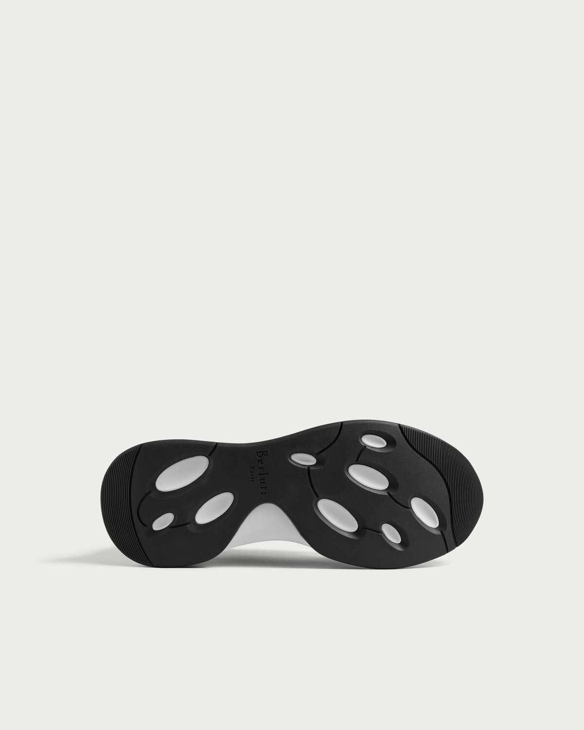 Black rubber outsole