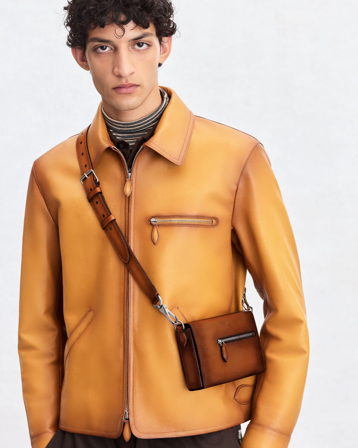On-model crossbody carry