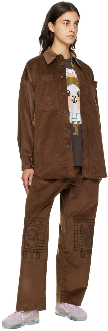 brown full look