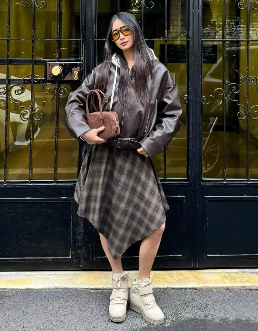 street styling with skirt