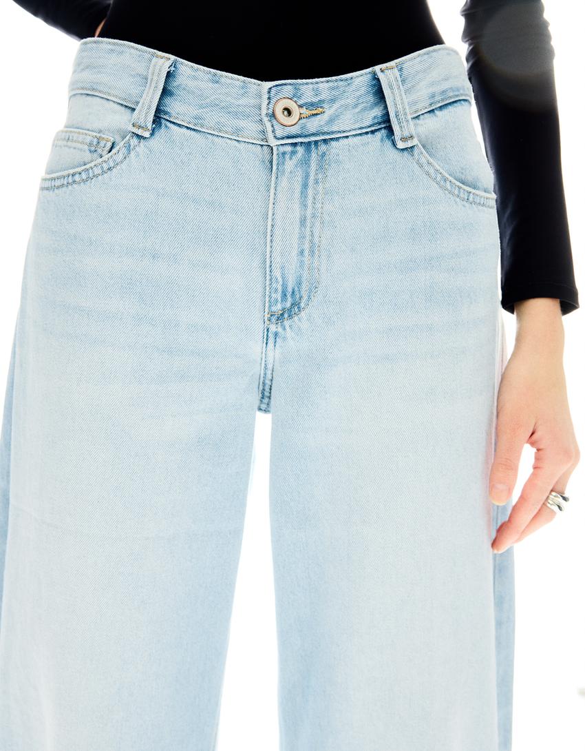washed-blue full-length silhouette