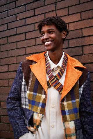 brown blanket coat