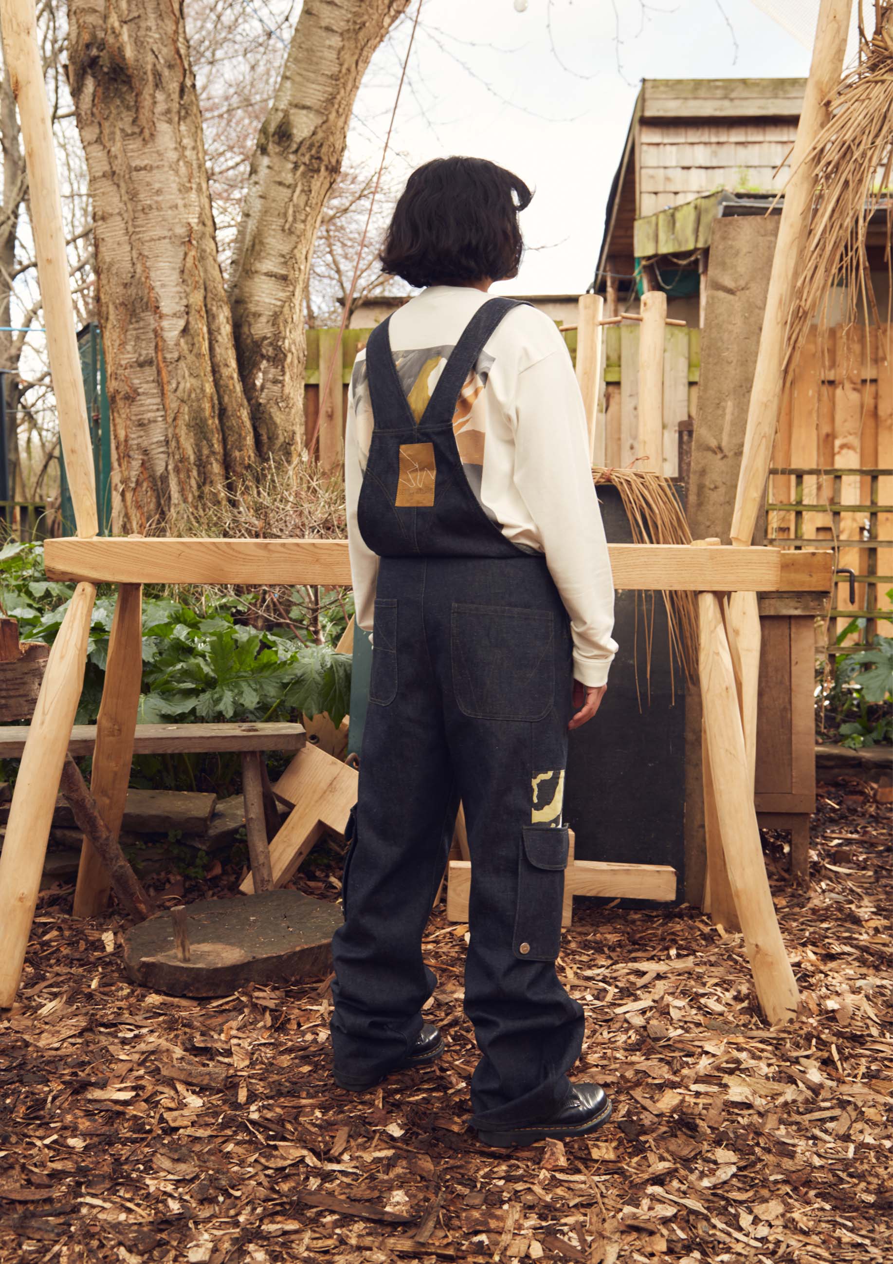bib and trouser detail