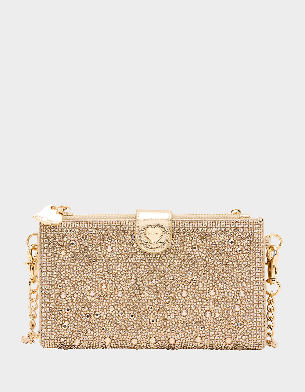 Rhinestone Wallet on Chain Phone Holder