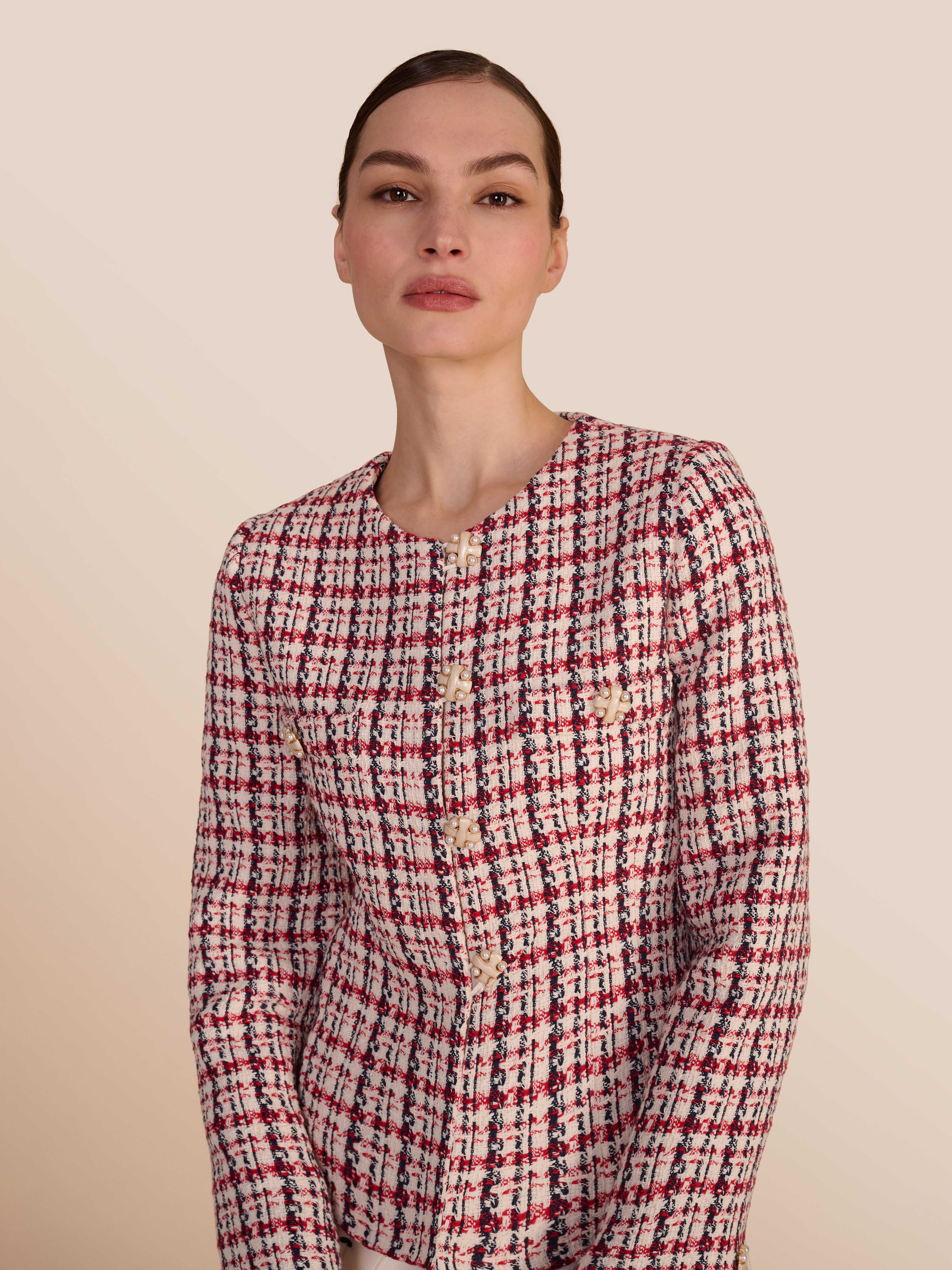 front and cuff button detail