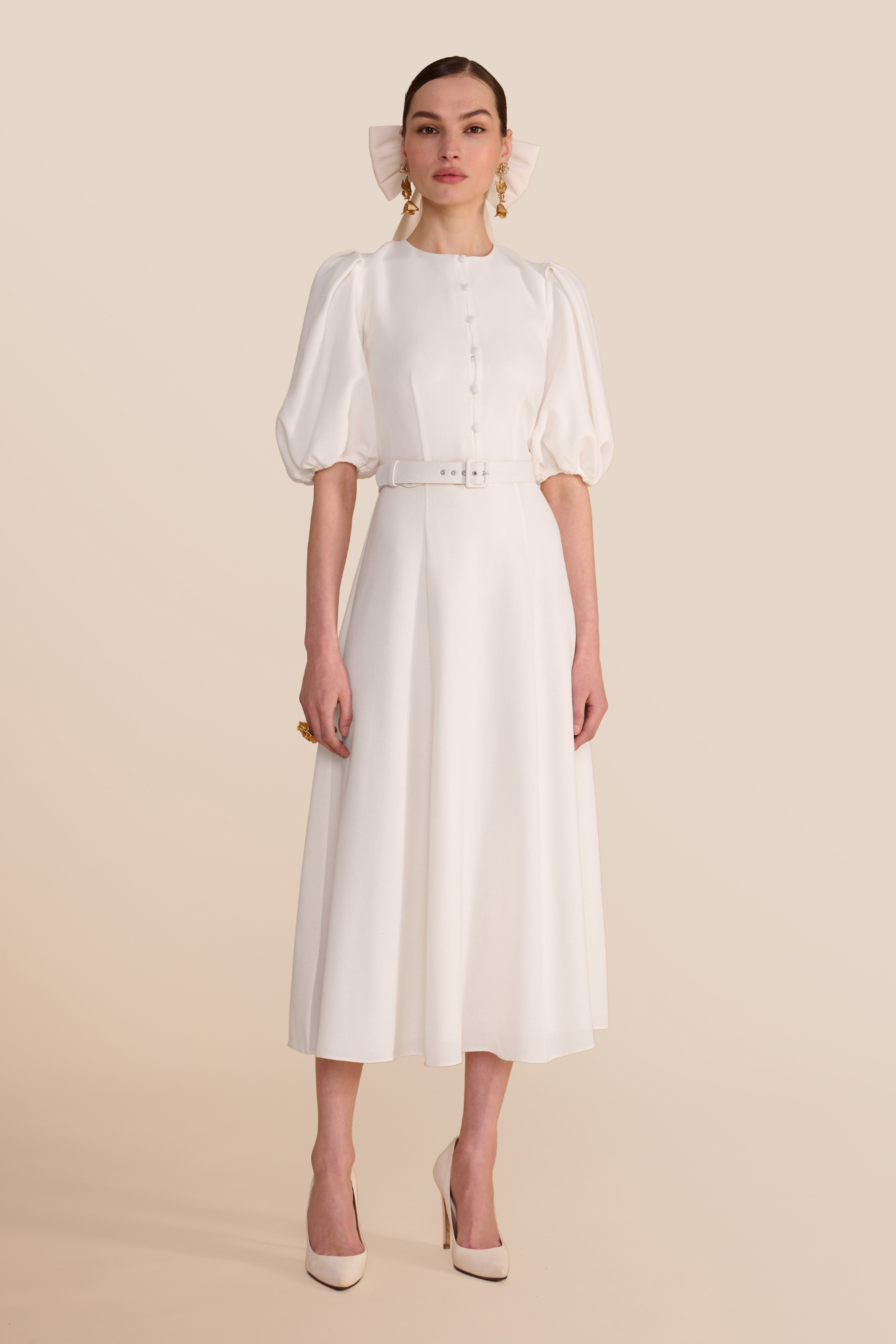 ivory dress product cutout