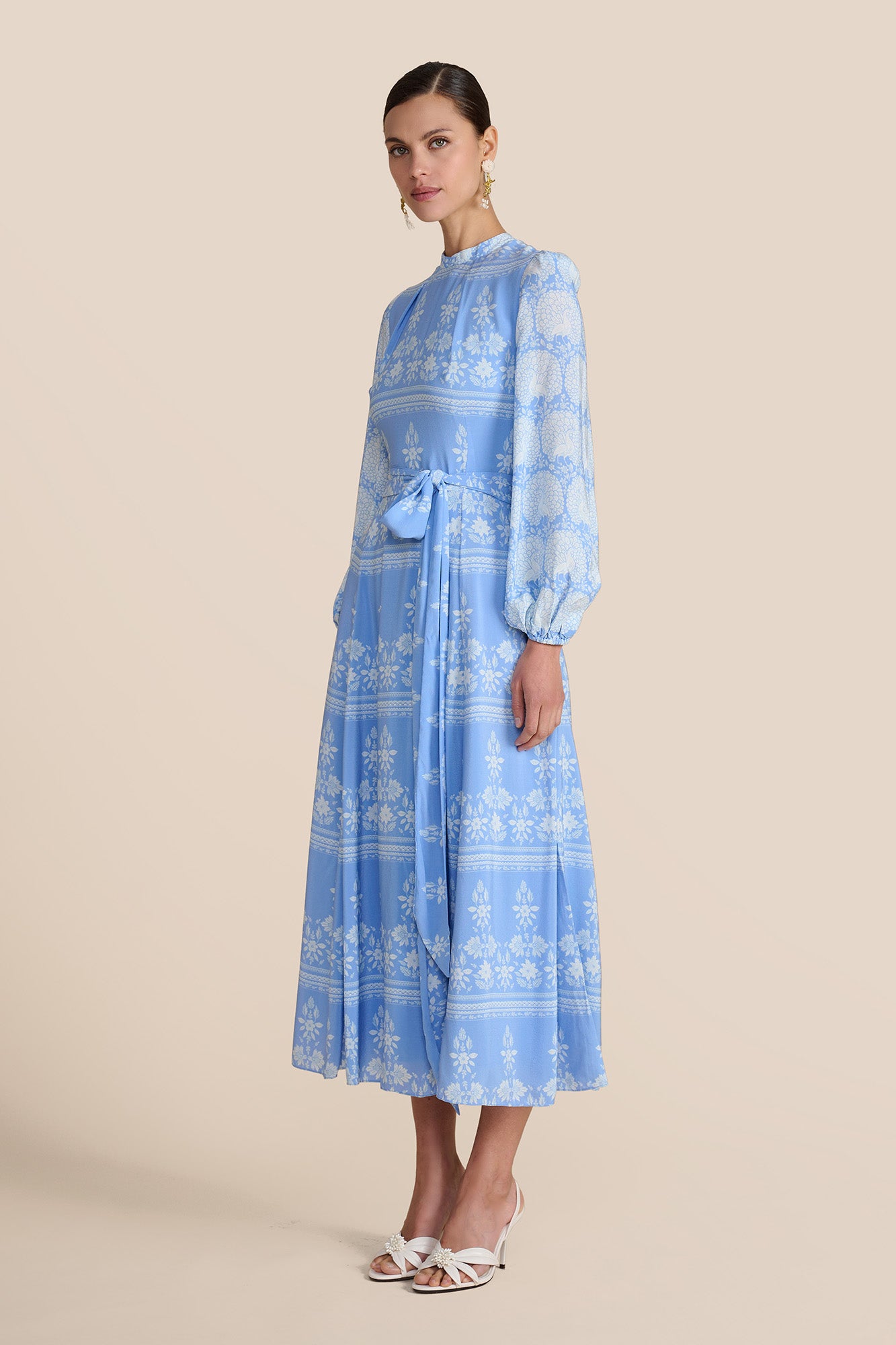 back view of the dress in motion