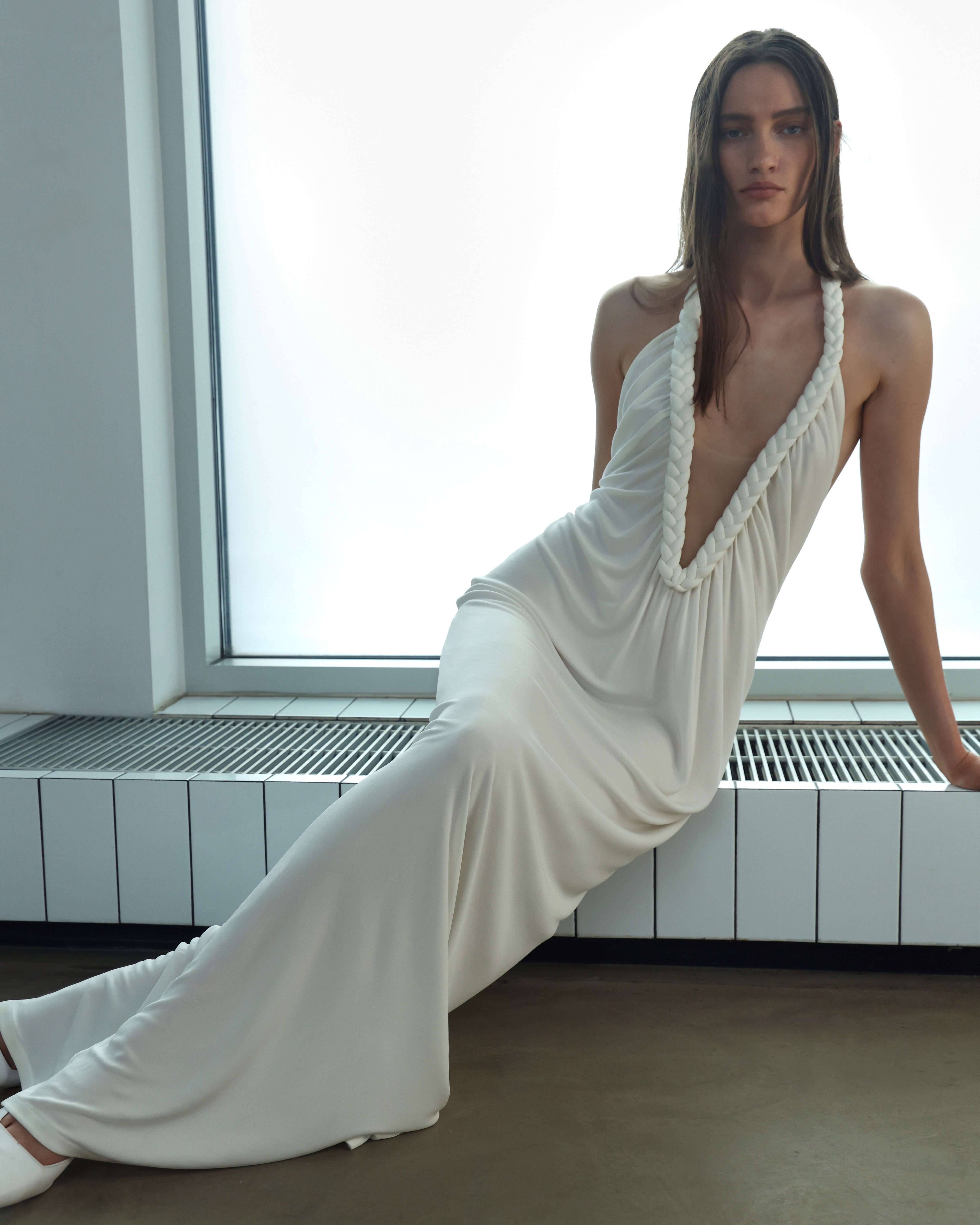 Braid Long Dress